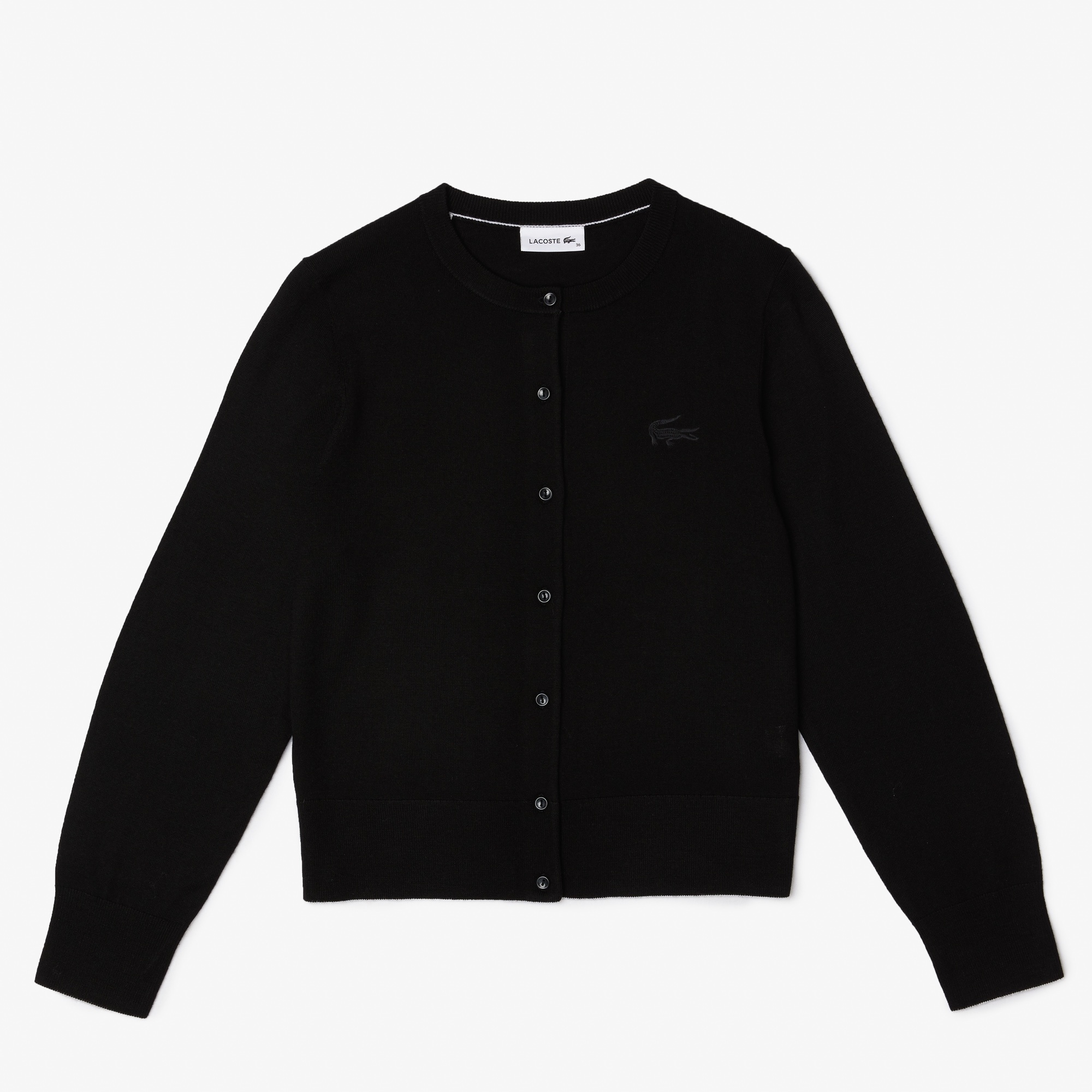 エッセンシャルクルーネックニットカーディガン