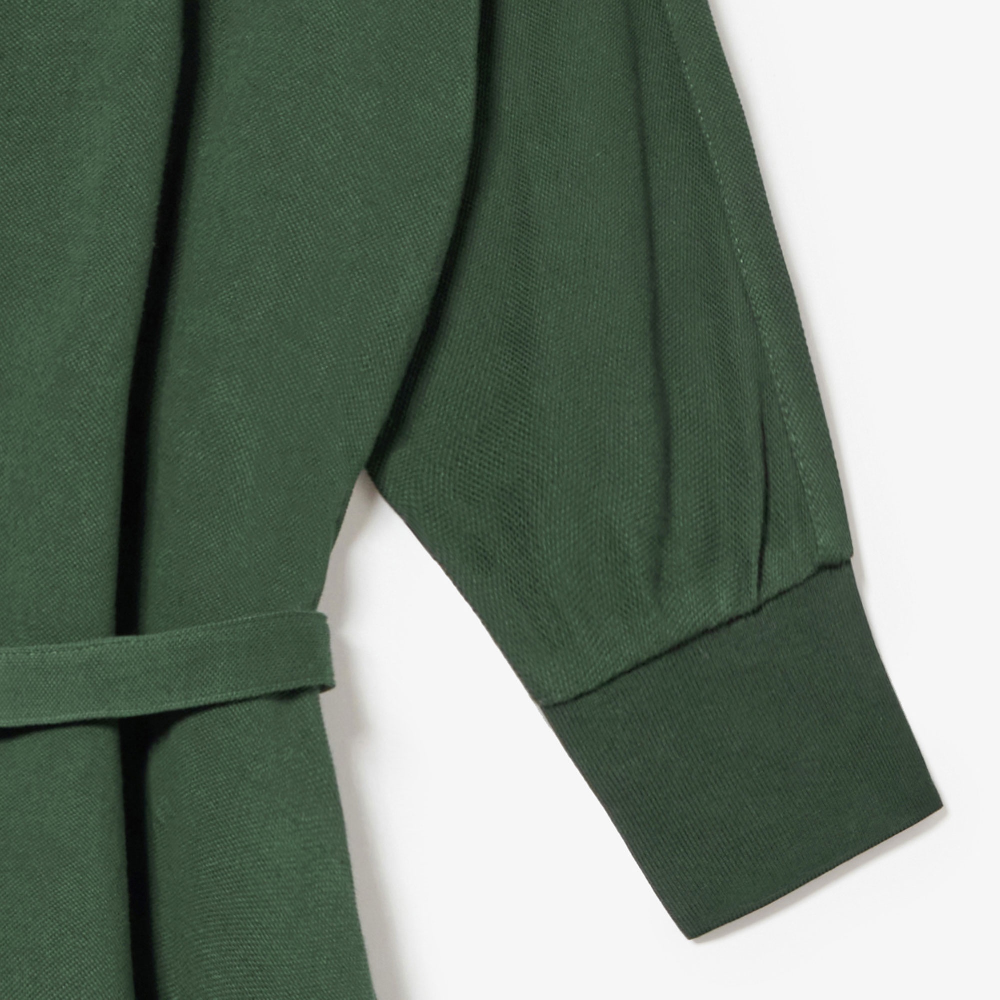 ドルマンスリーブ鹿の子地ドレス