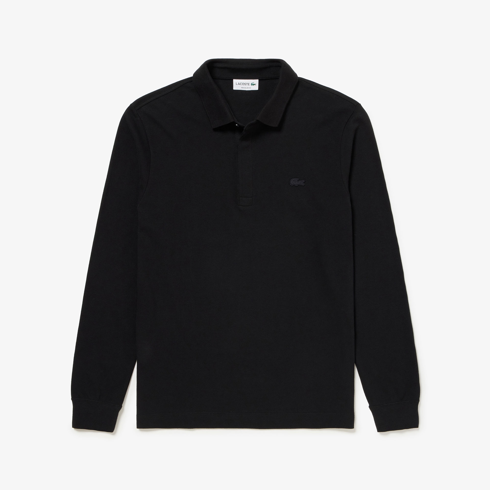 比翼フロントロングスリーブポロシャツ