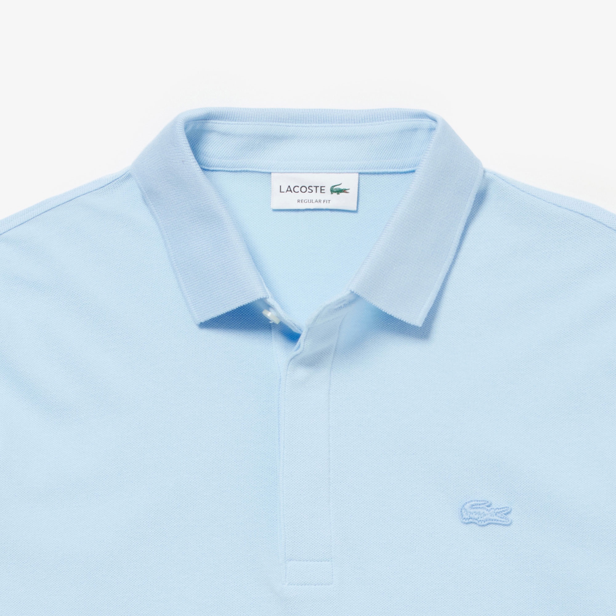 比翼フロントロングスリーブポロシャツ