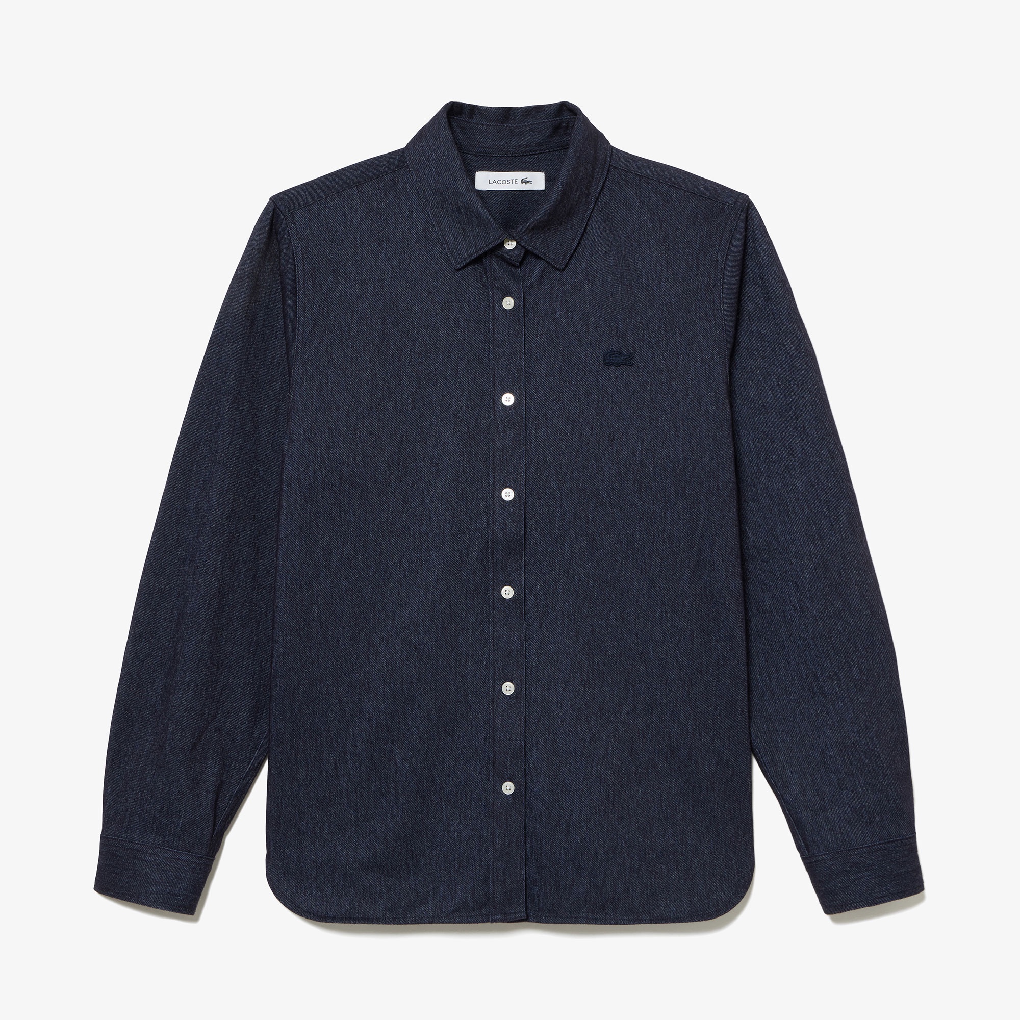 インディゴライクニットシャツ