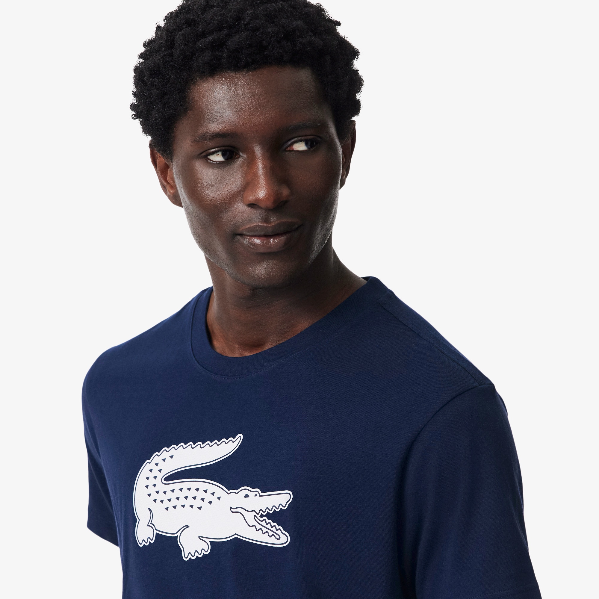 コットンブレンドウルトラドライロゴプリントTシャツ