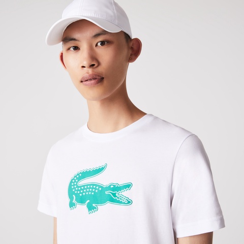 コットンブレンドウルトラドライロゴプリントTシャツ