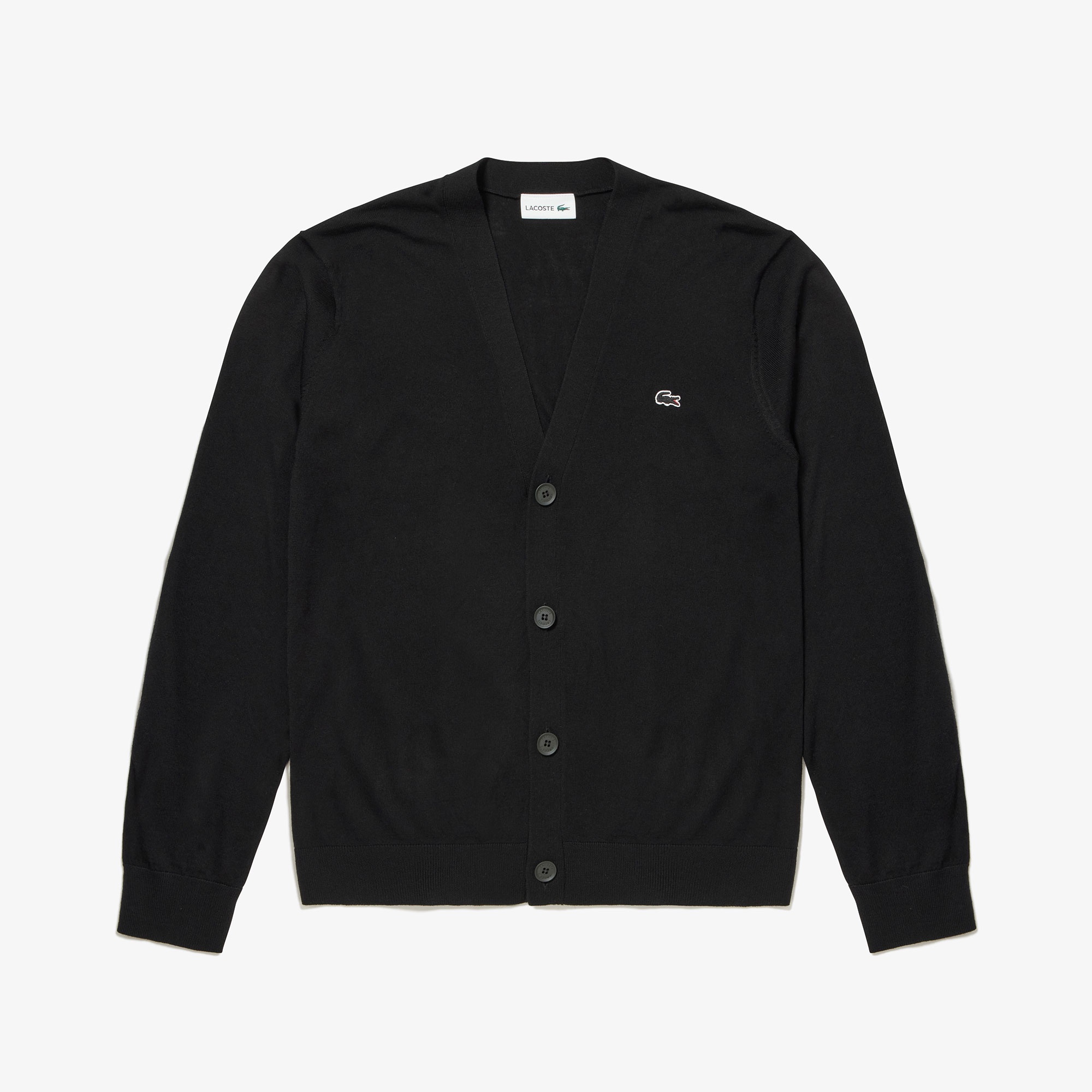 ウォッシャブルウールVネックニットカーディガン