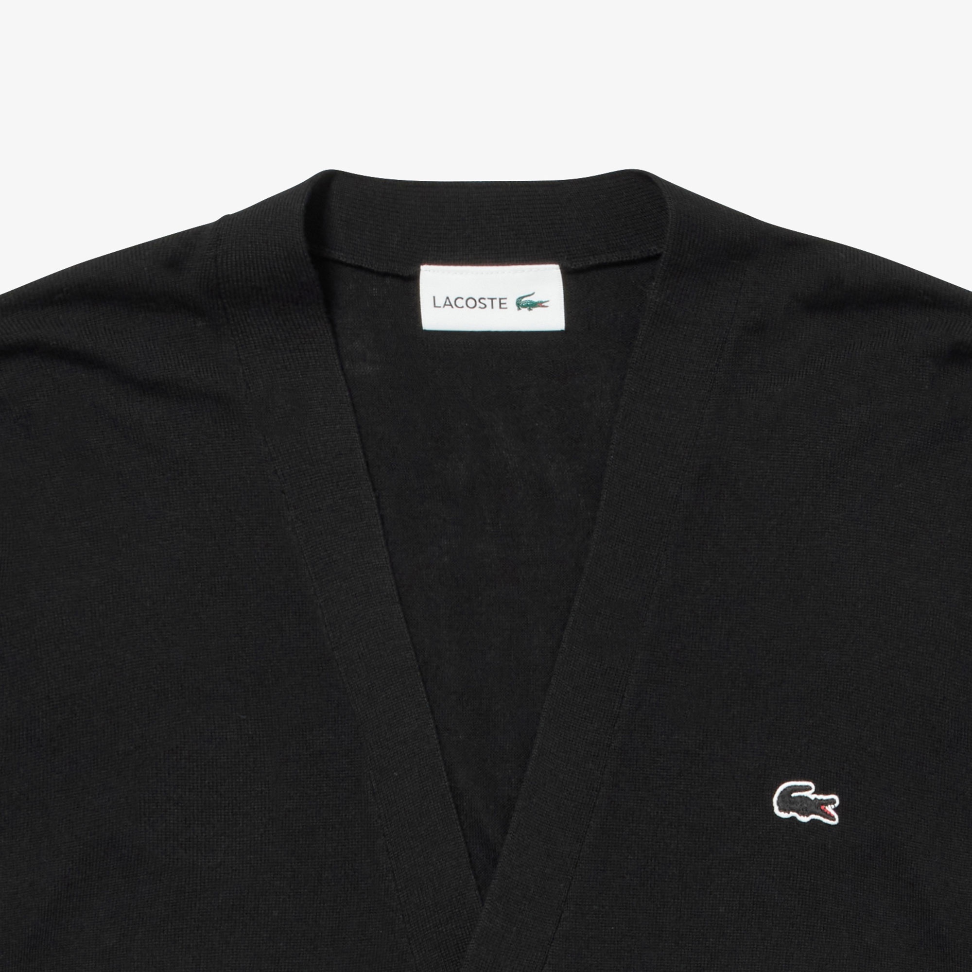 ウォッシャブルウールVネックニットカーディガン