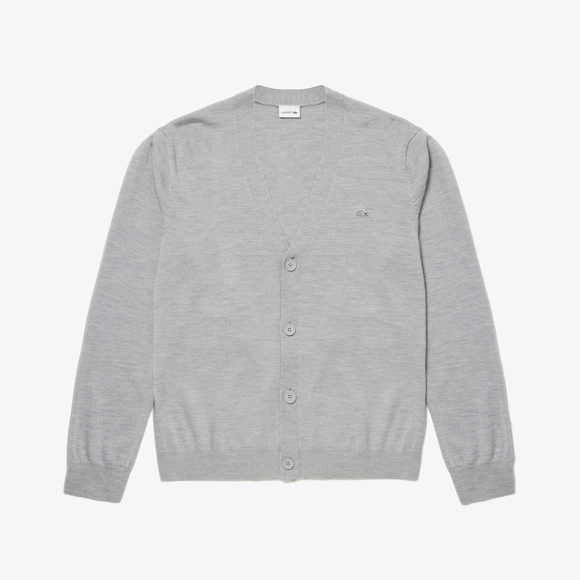 ウォッシャブルウールVネックニットカーディガン