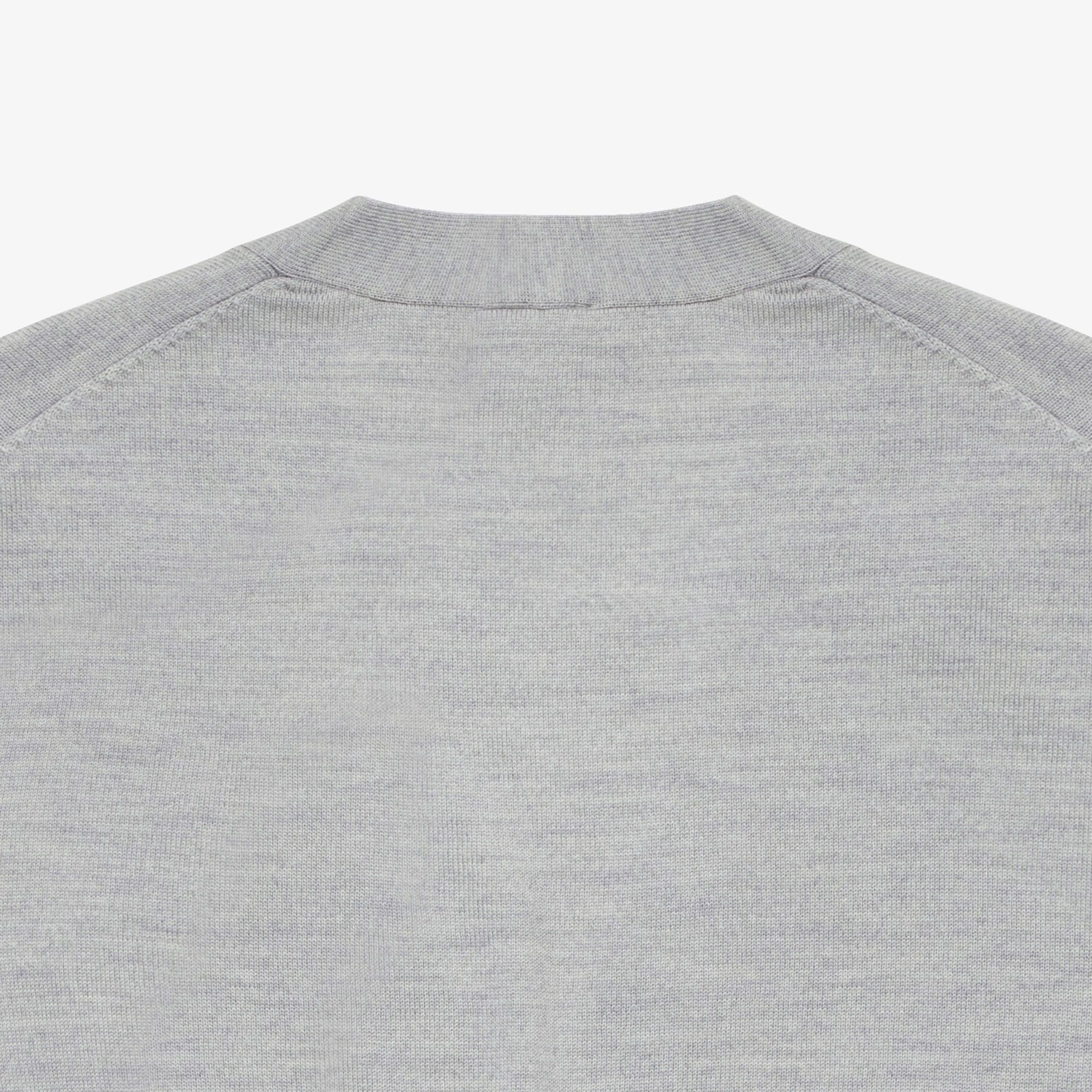 ウォッシャブルウールVネックニットカーディガン