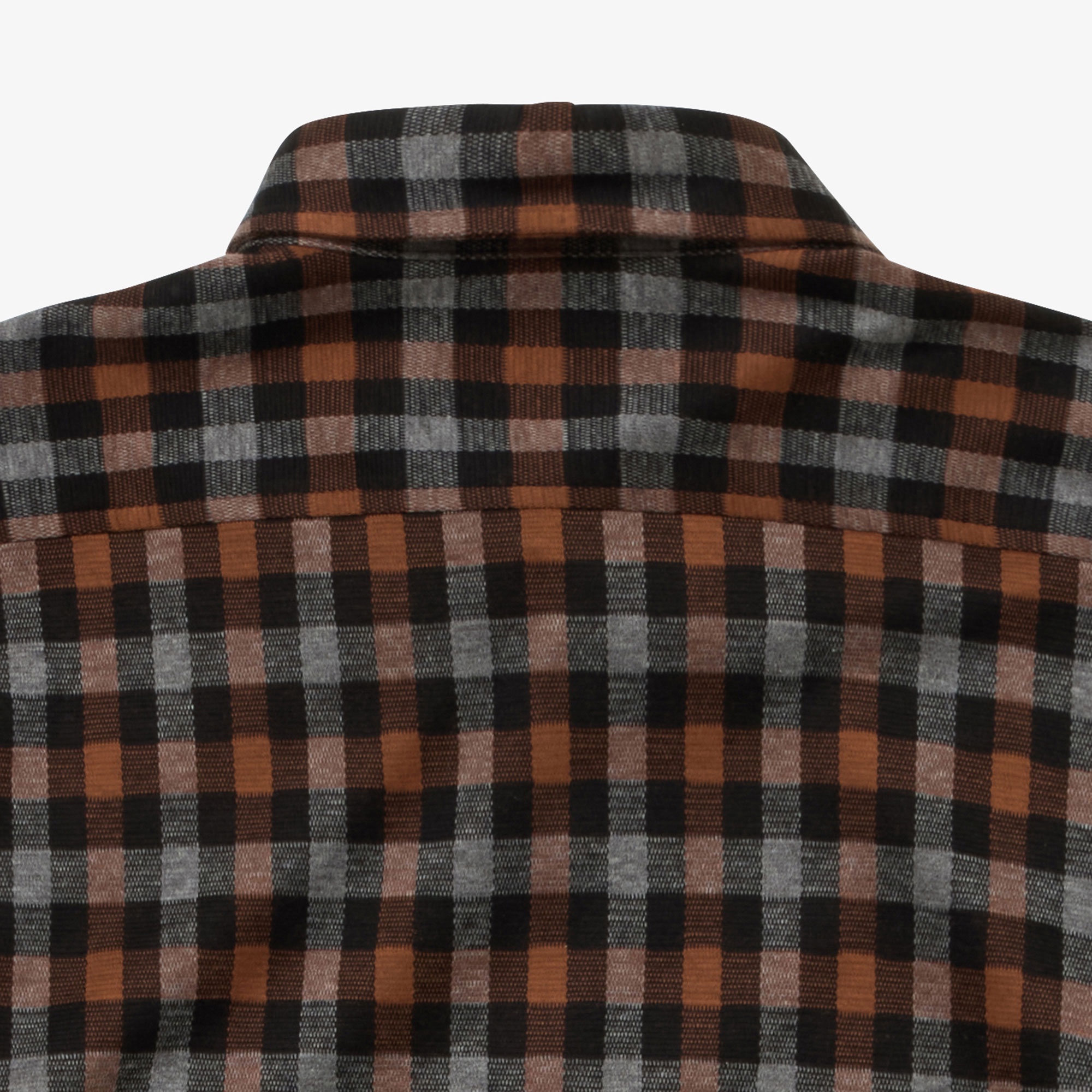 チェックジャージシャツ