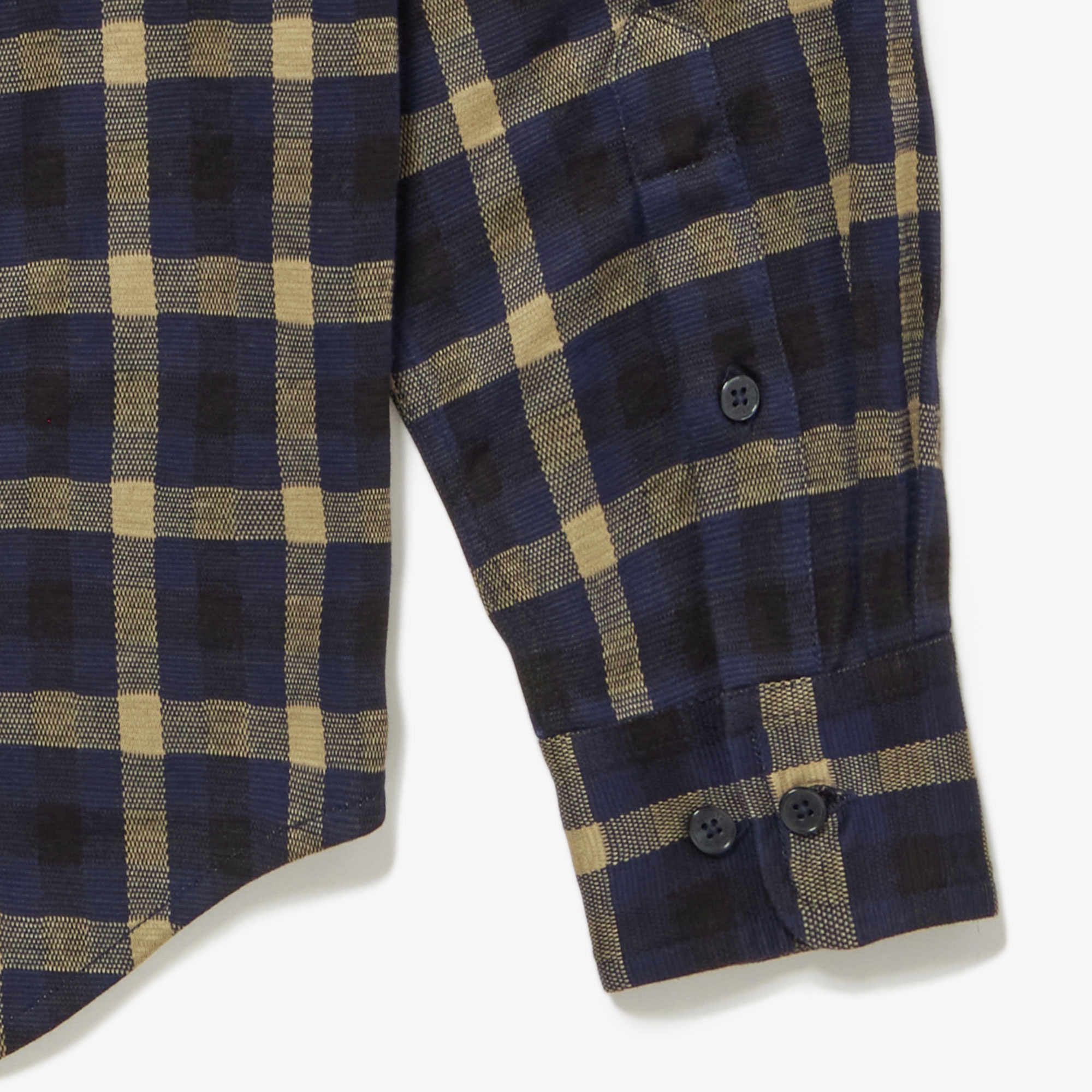 チェックジャージシャツ