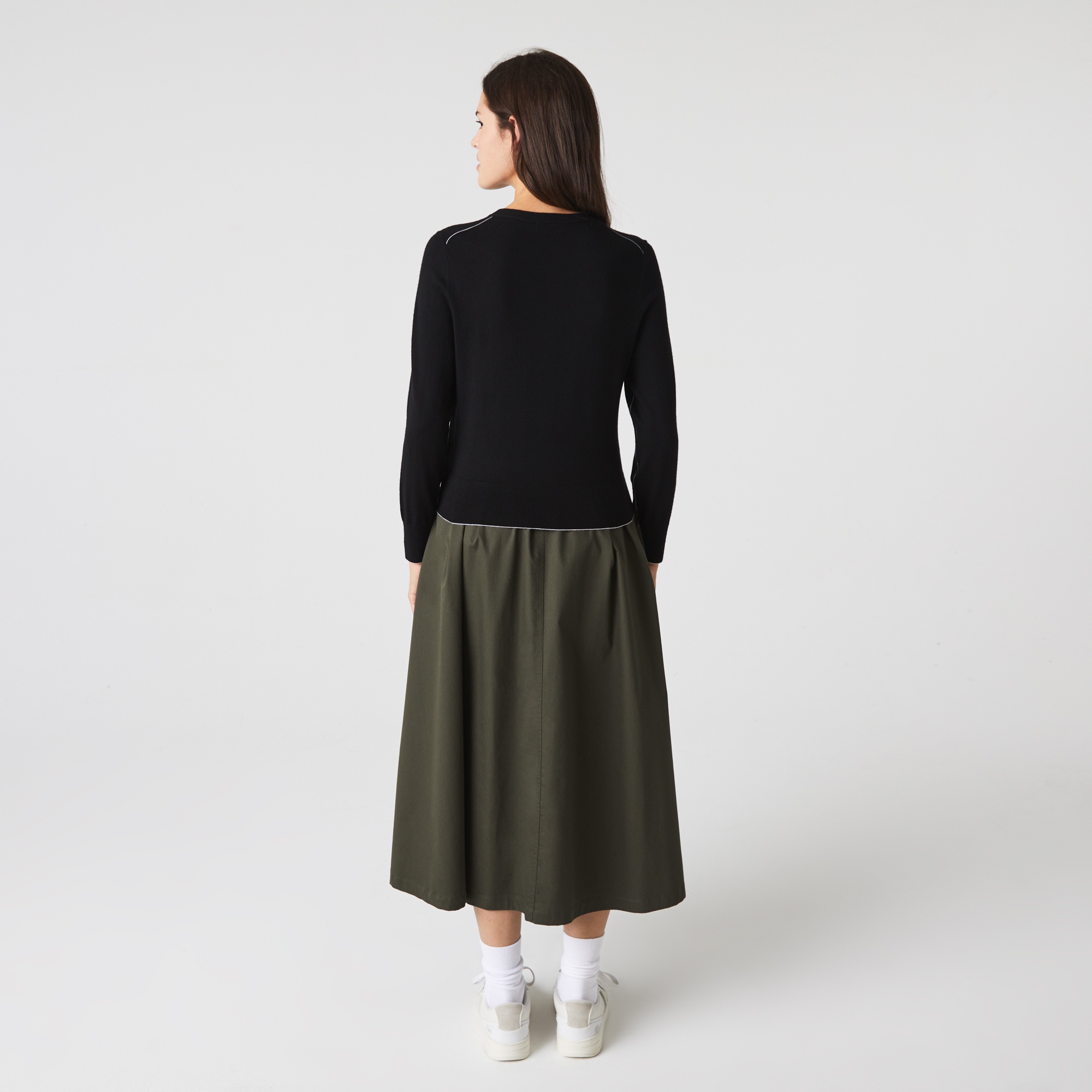 エッセンシャルクルーネックニットカーディガン