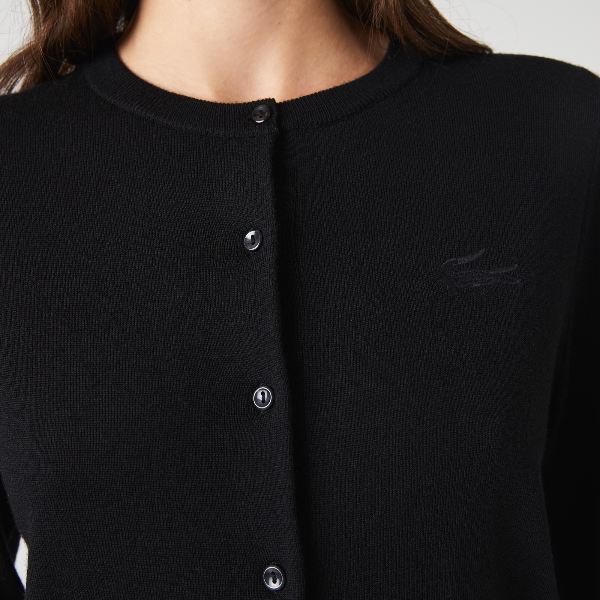 エッセンシャルクルーネックニットカーディガン