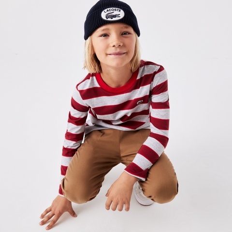 BOYSボーダー長袖Tシャツ