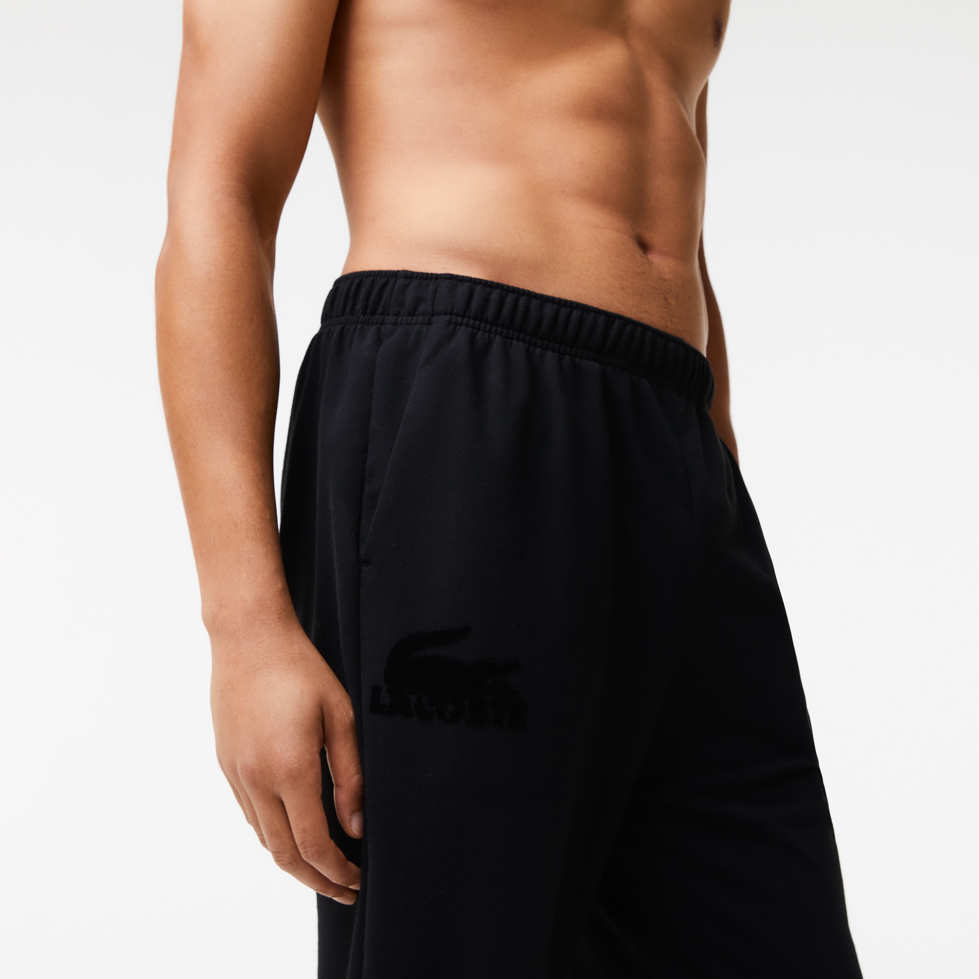 コットンブレンドスウェットジョガーパンツ