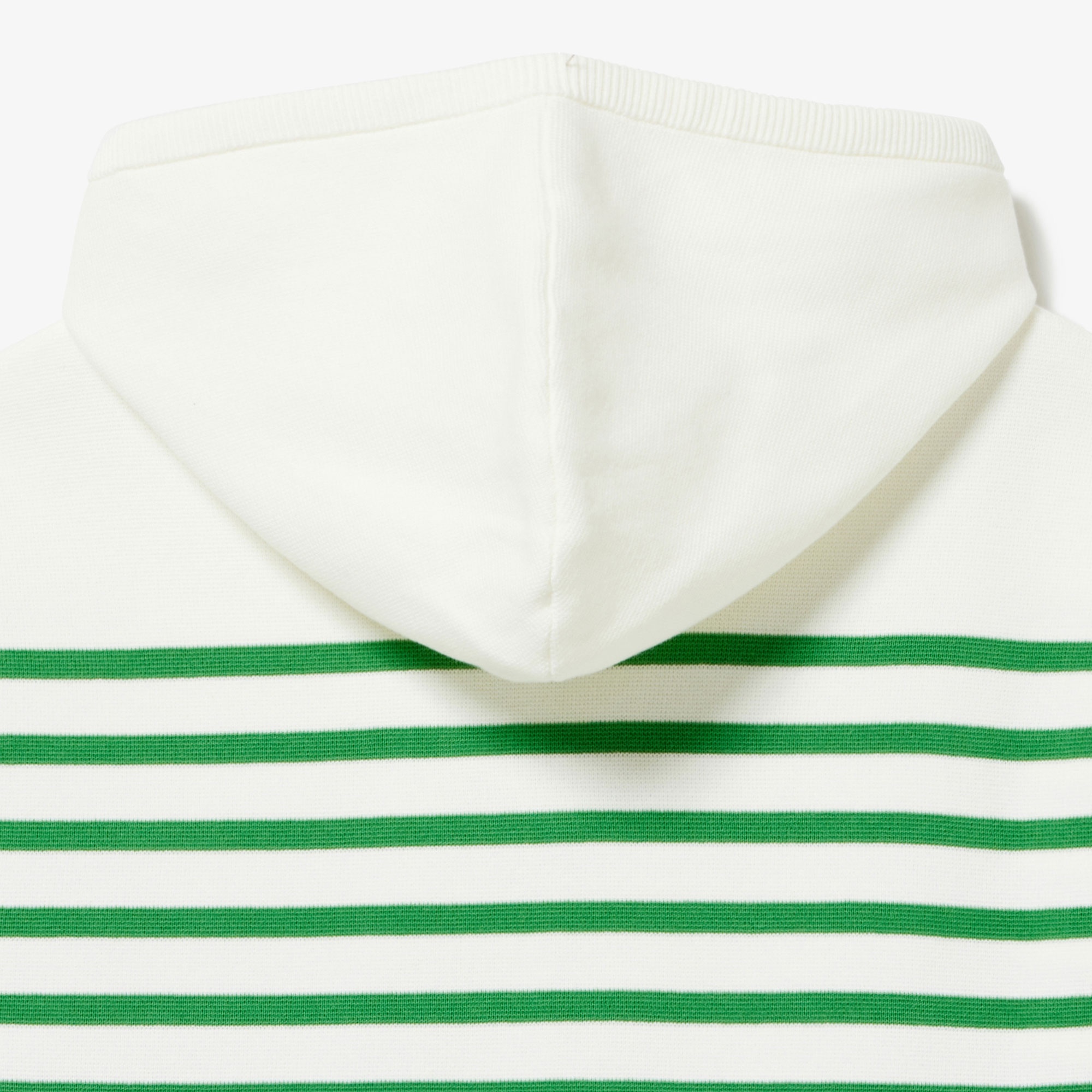 ミラノリブニットボーダーフーディー