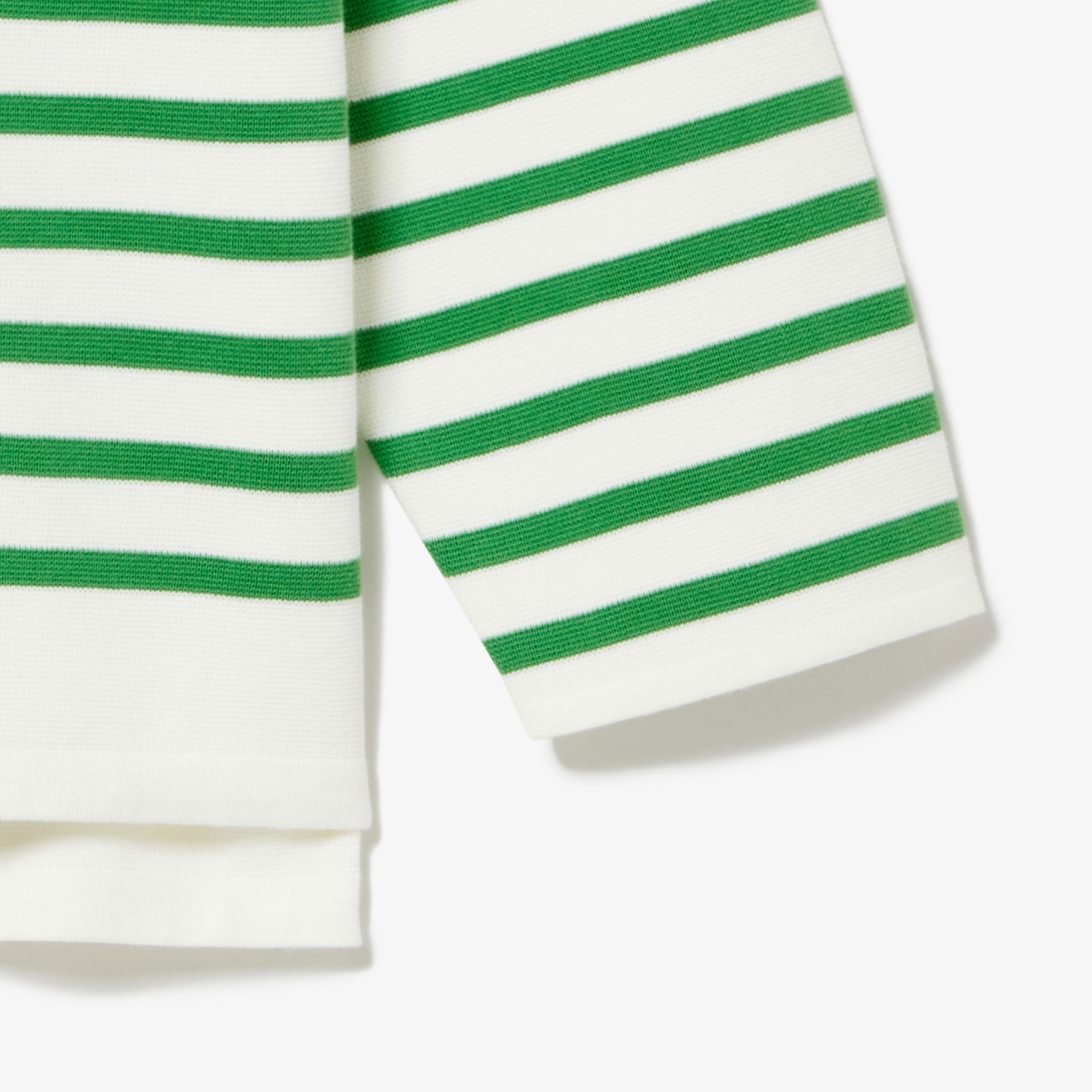 ミラノリブニットボーダーフーディー