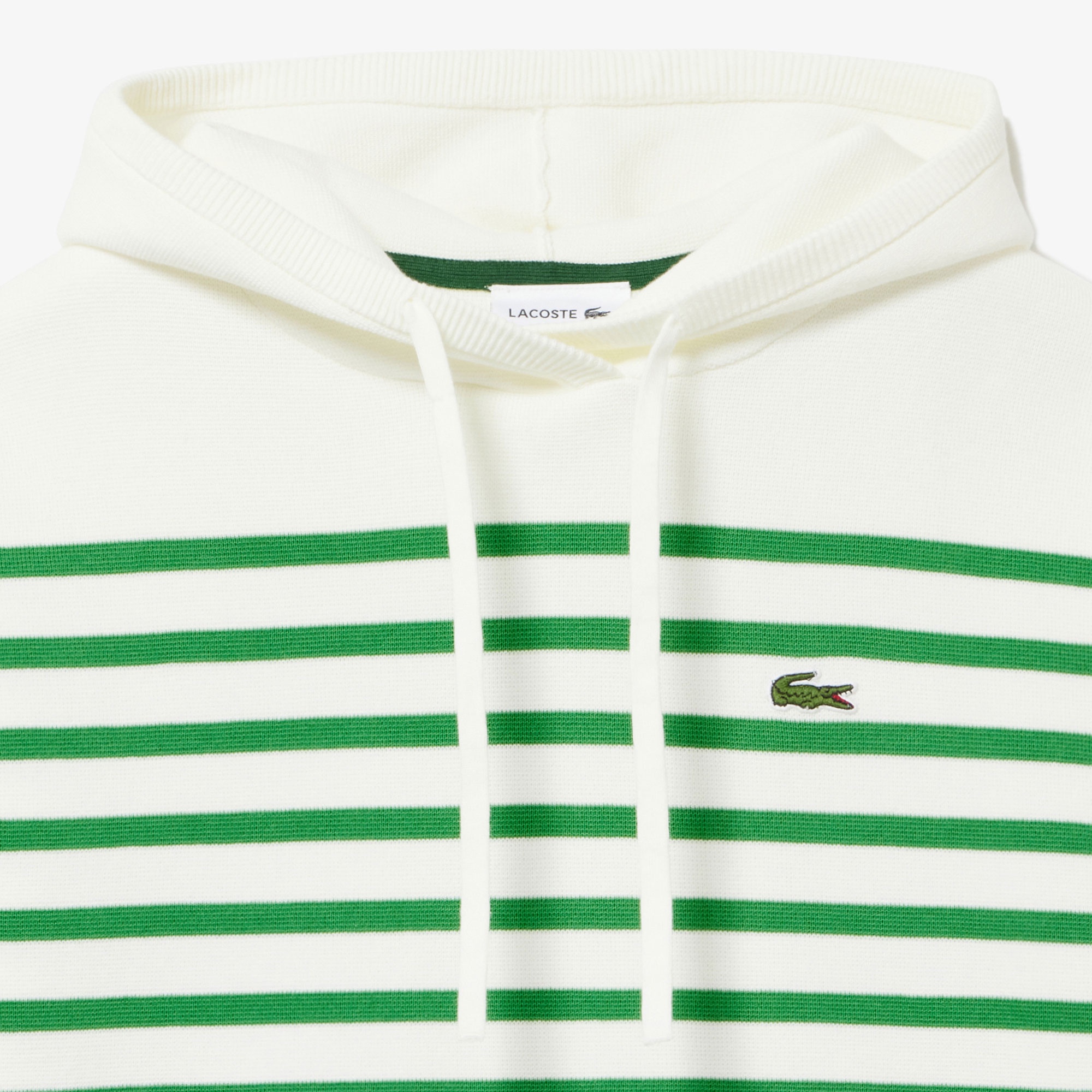 ミラノリブニットボーダーフーディー