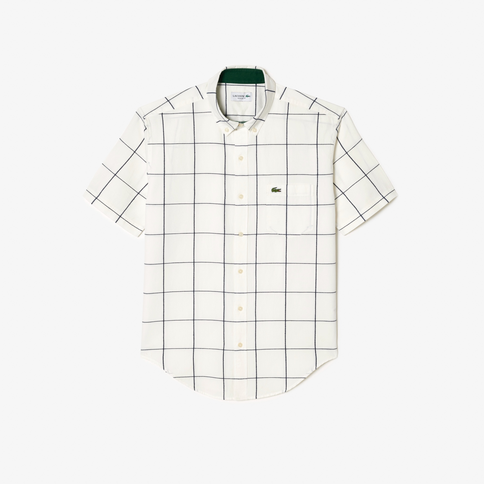 立体ウィンドウペーンボタンダウンシャツ