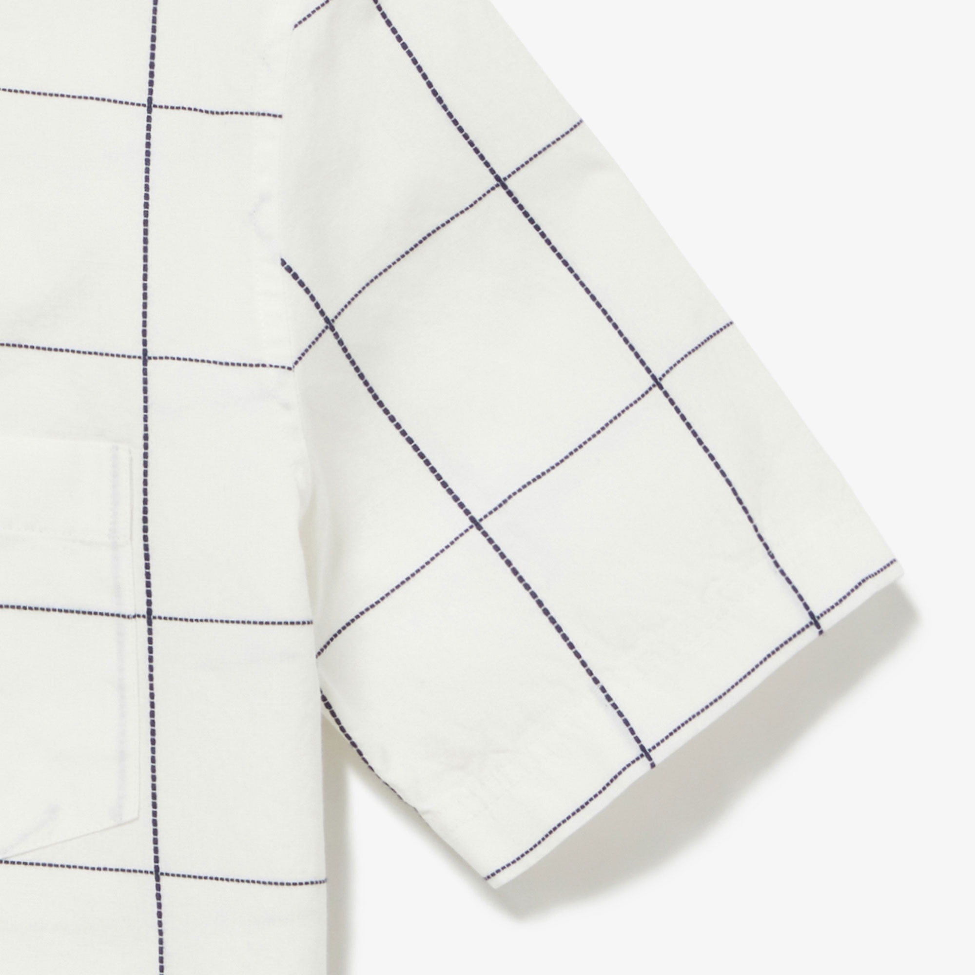 立体ウィンドウペーンボタンダウンシャツ