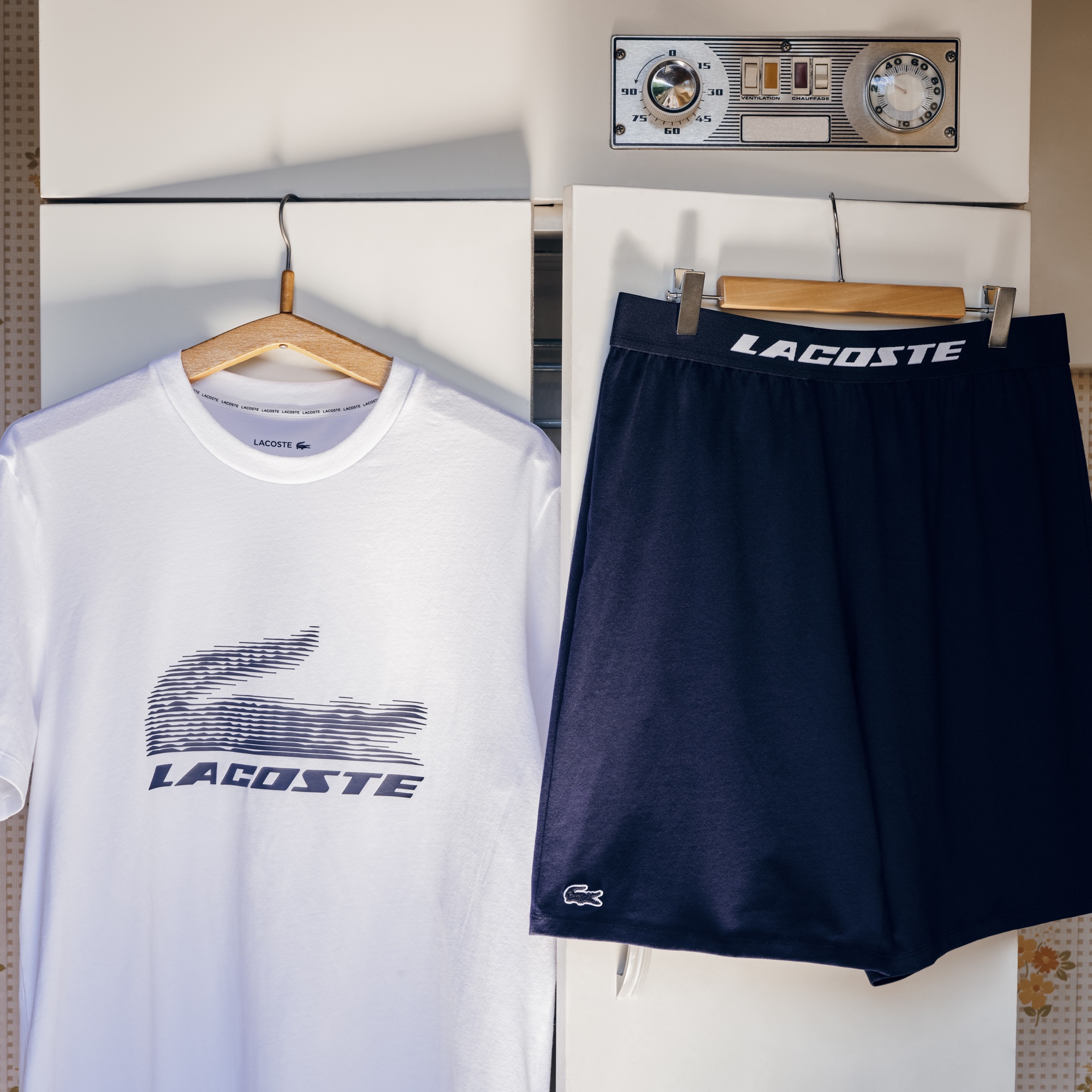 ストレッチコットンショートパジャマセット