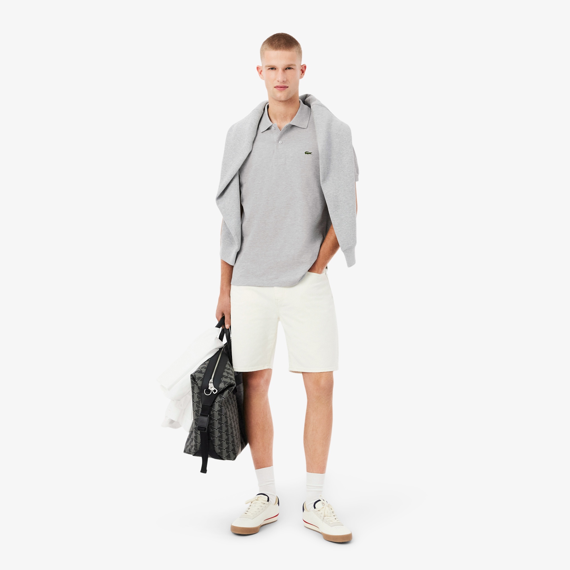 ラコステ L.12.64 ポロシャツ (杢・半袖)