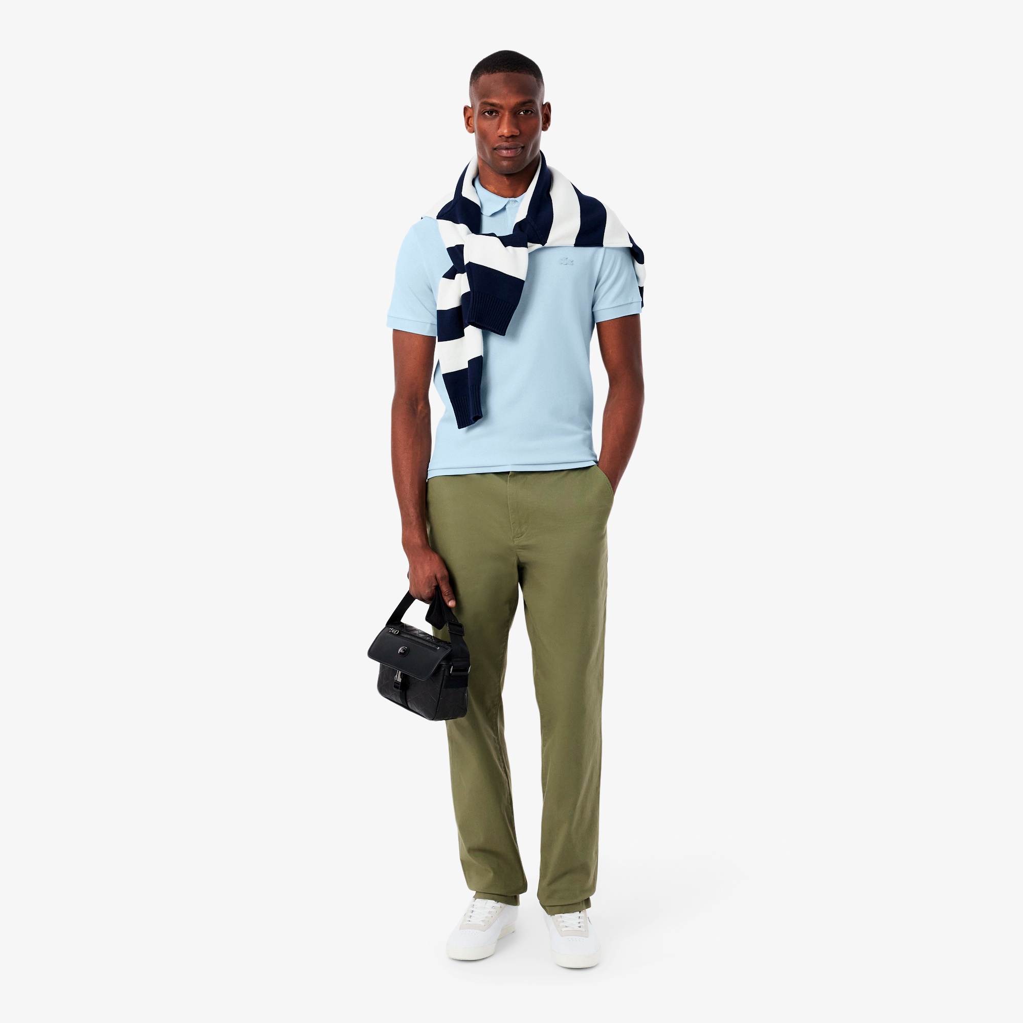 レギュラーフィット ストレッチ パリポロシャツ (半袖)