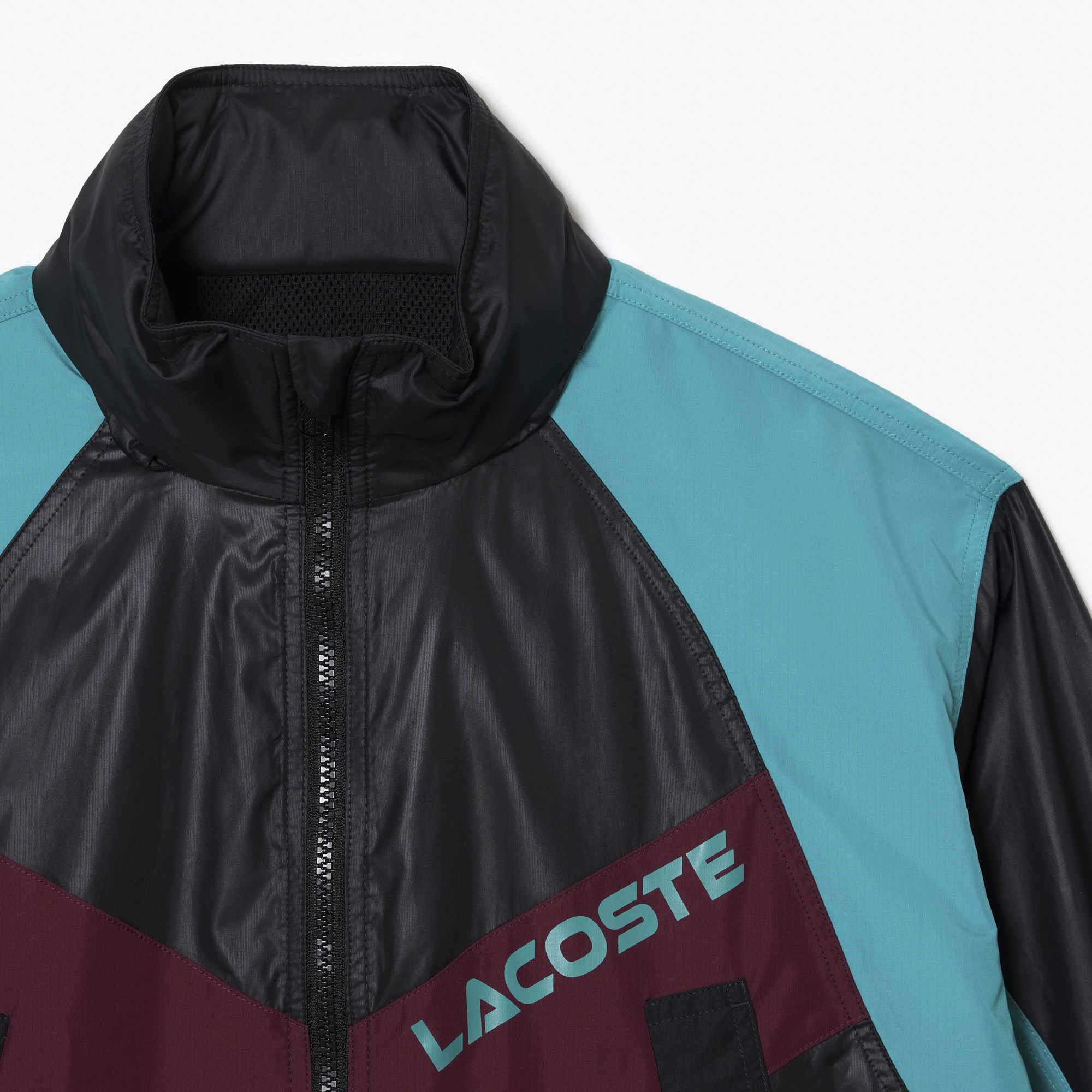 カラーブロックスタンドカラージャケット