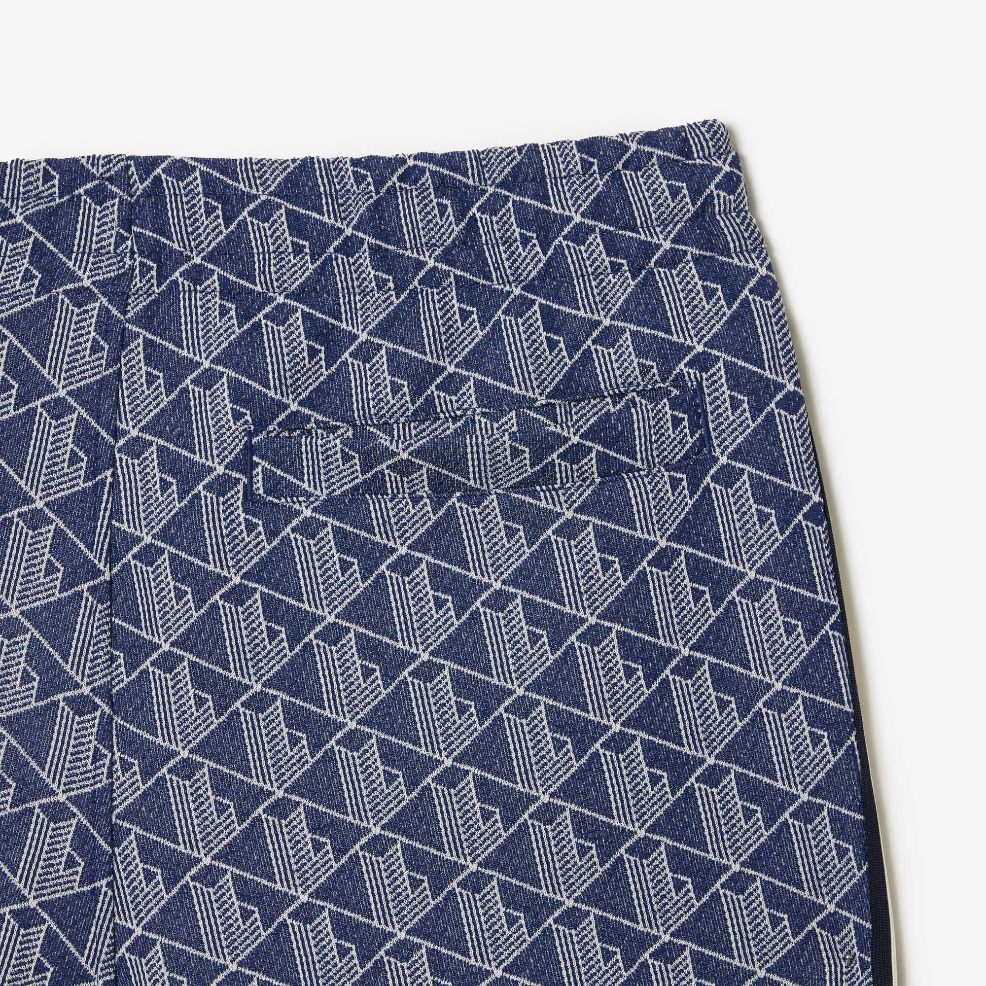 サイドテーピングモノグラムジャカードトラックパンツ