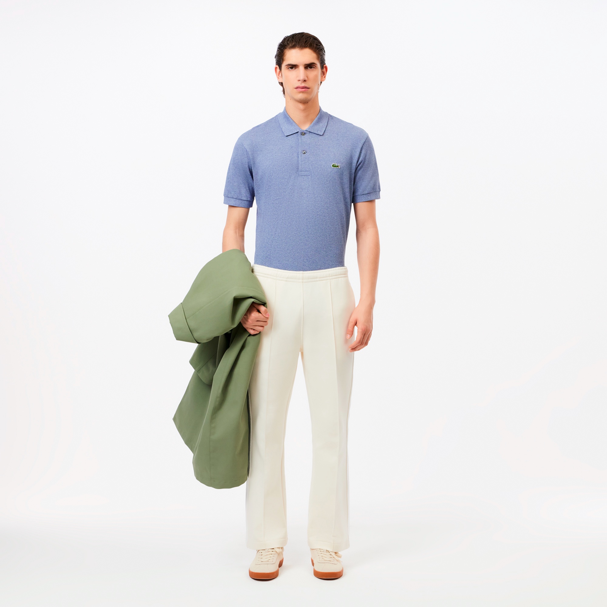 ラコステ L.12.64 ポロシャツ (杢・半袖)