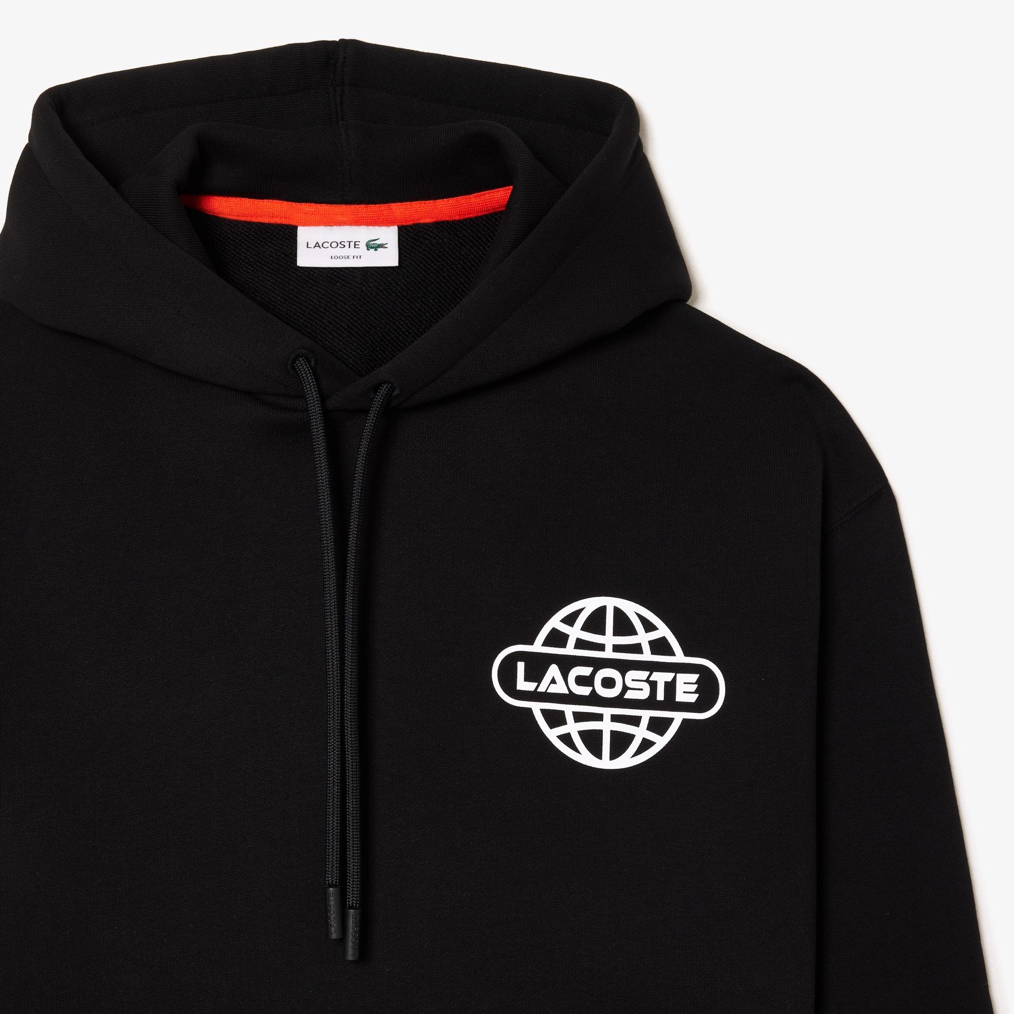 グラデーションネームロゴバックプリントフーディー