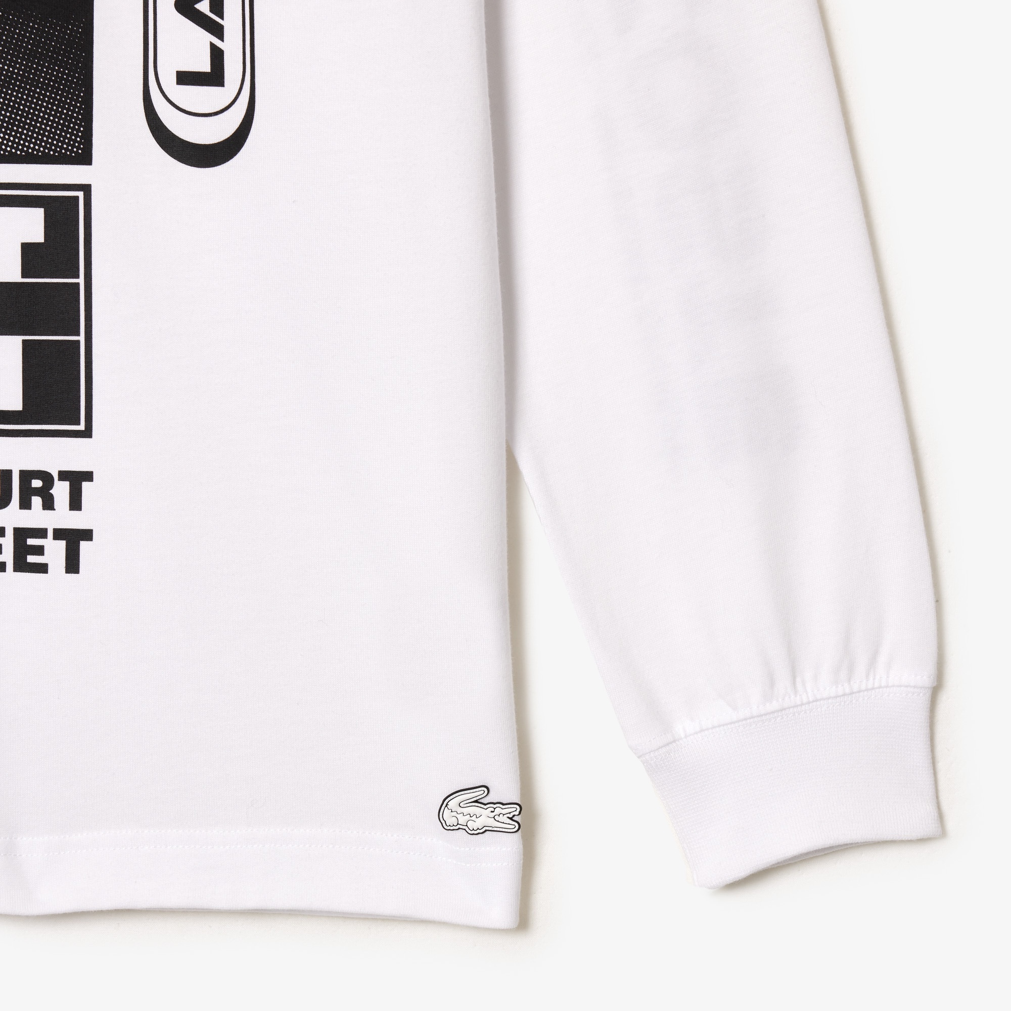 ルネ・ラコステ マルチプリント長袖Tシャツ