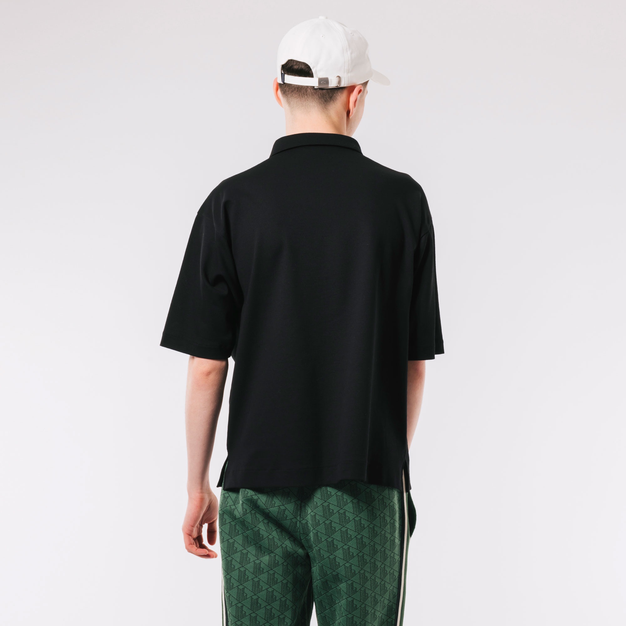 鹿の子地ポロシャツ