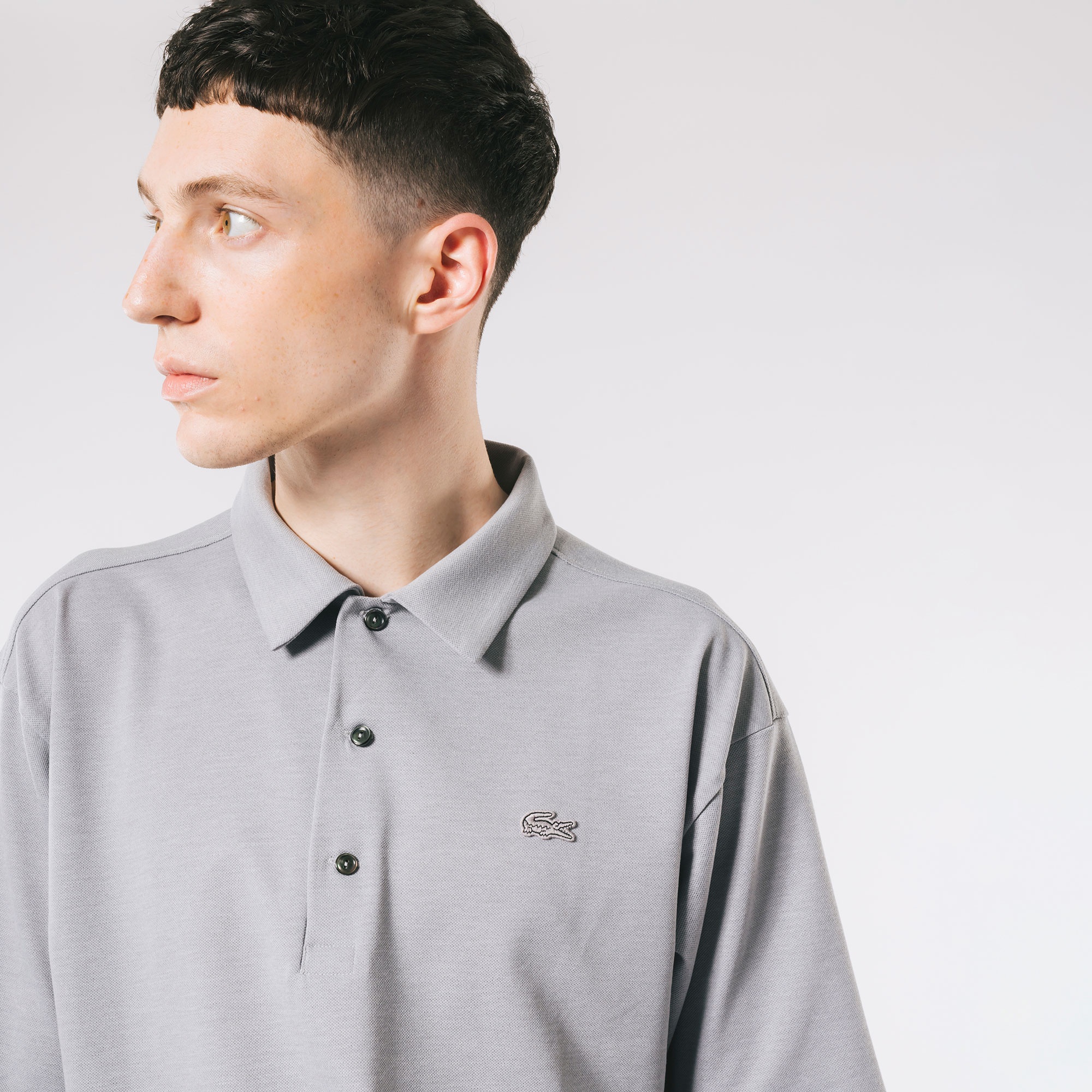 鹿の子地ポロシャツ