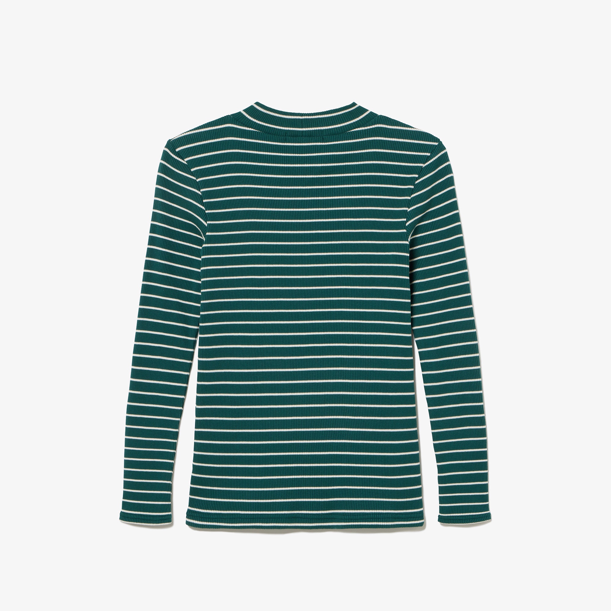 モックネックロングスリーブTシャツ