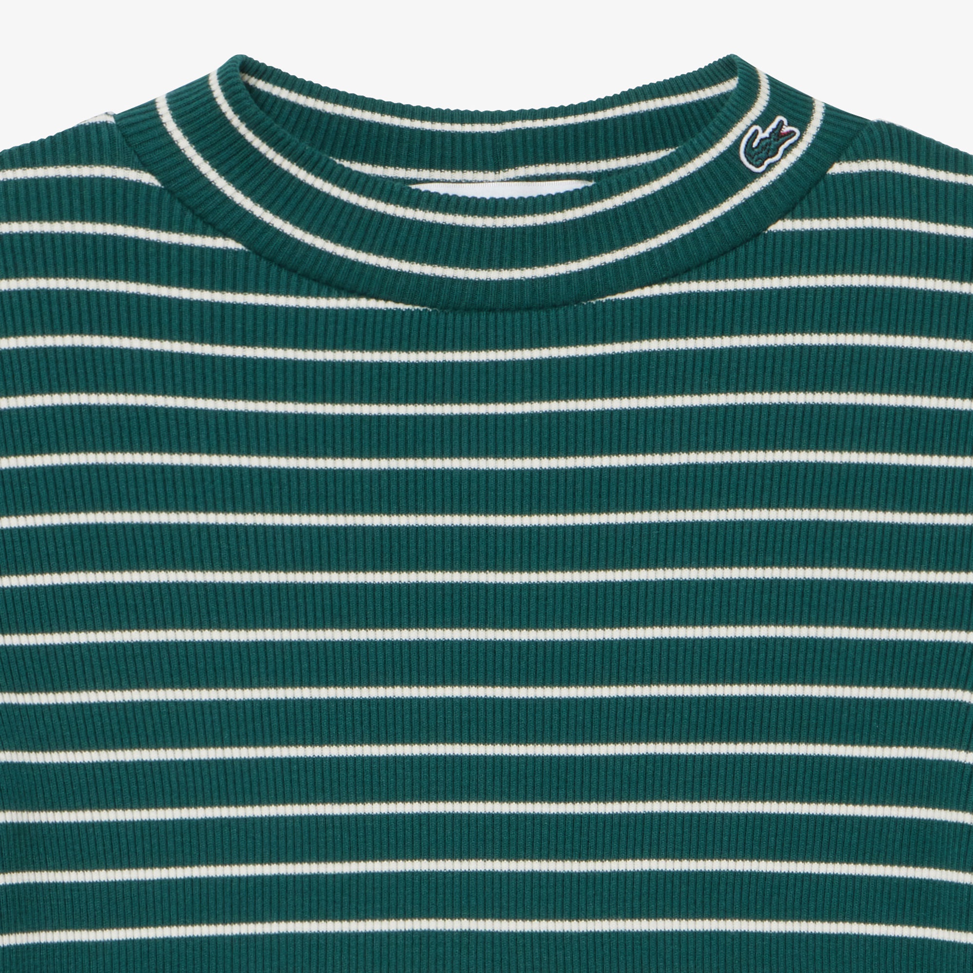 モックネックロングスリーブTシャツ