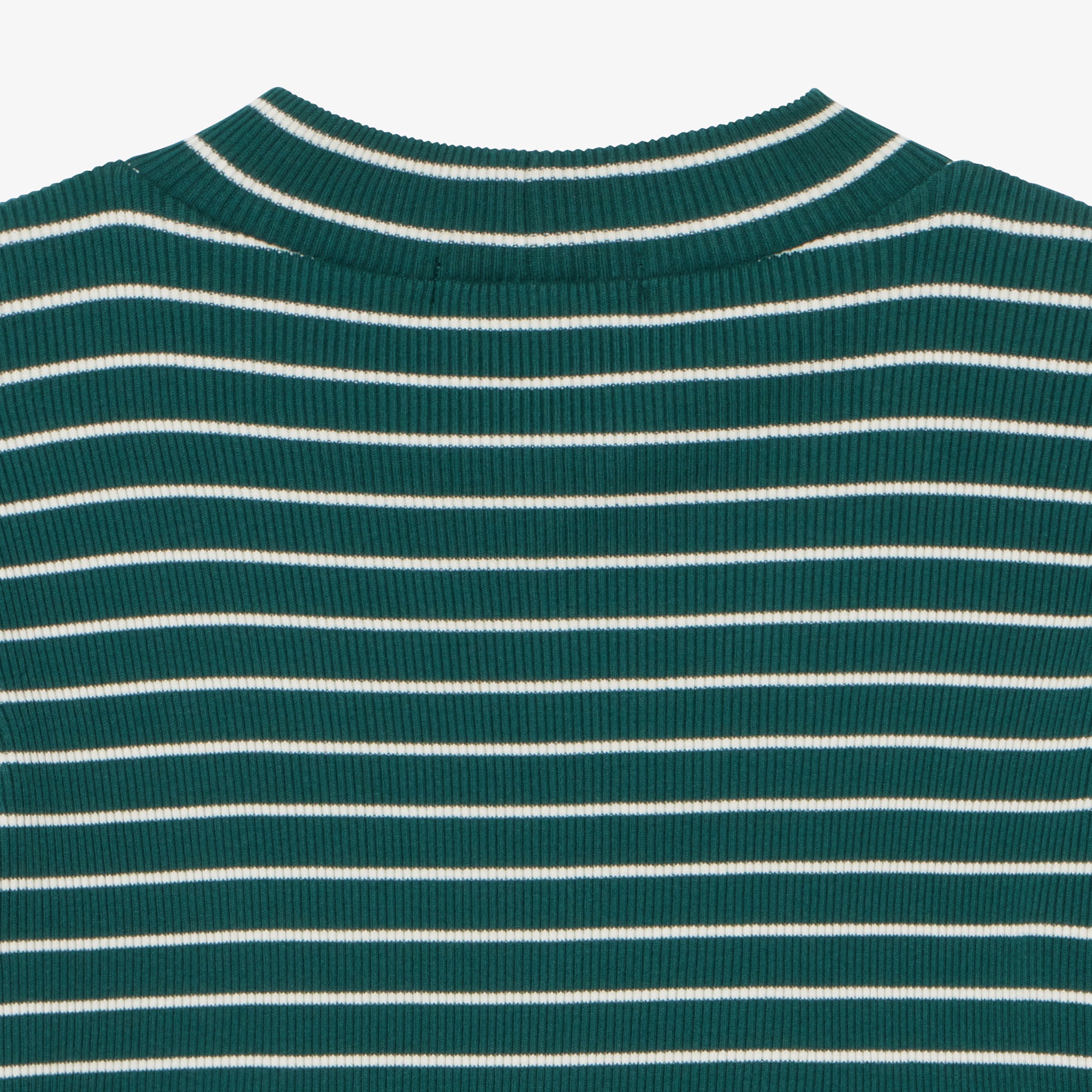 モックネックロングスリーブTシャツ