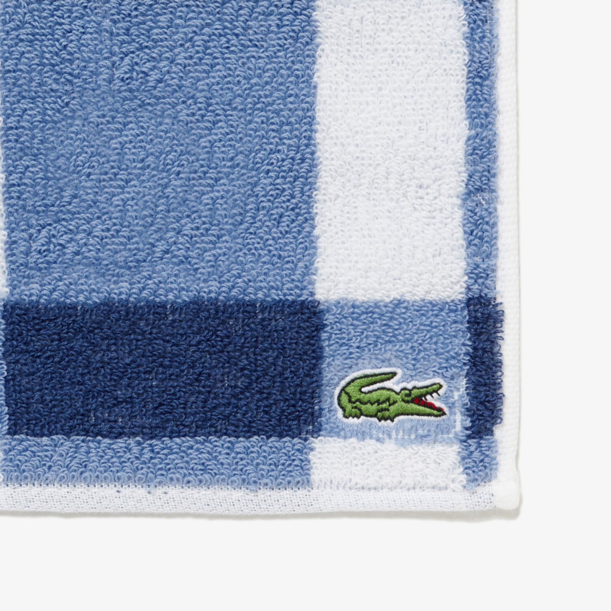 チェック&ボーダータオルハンカチ