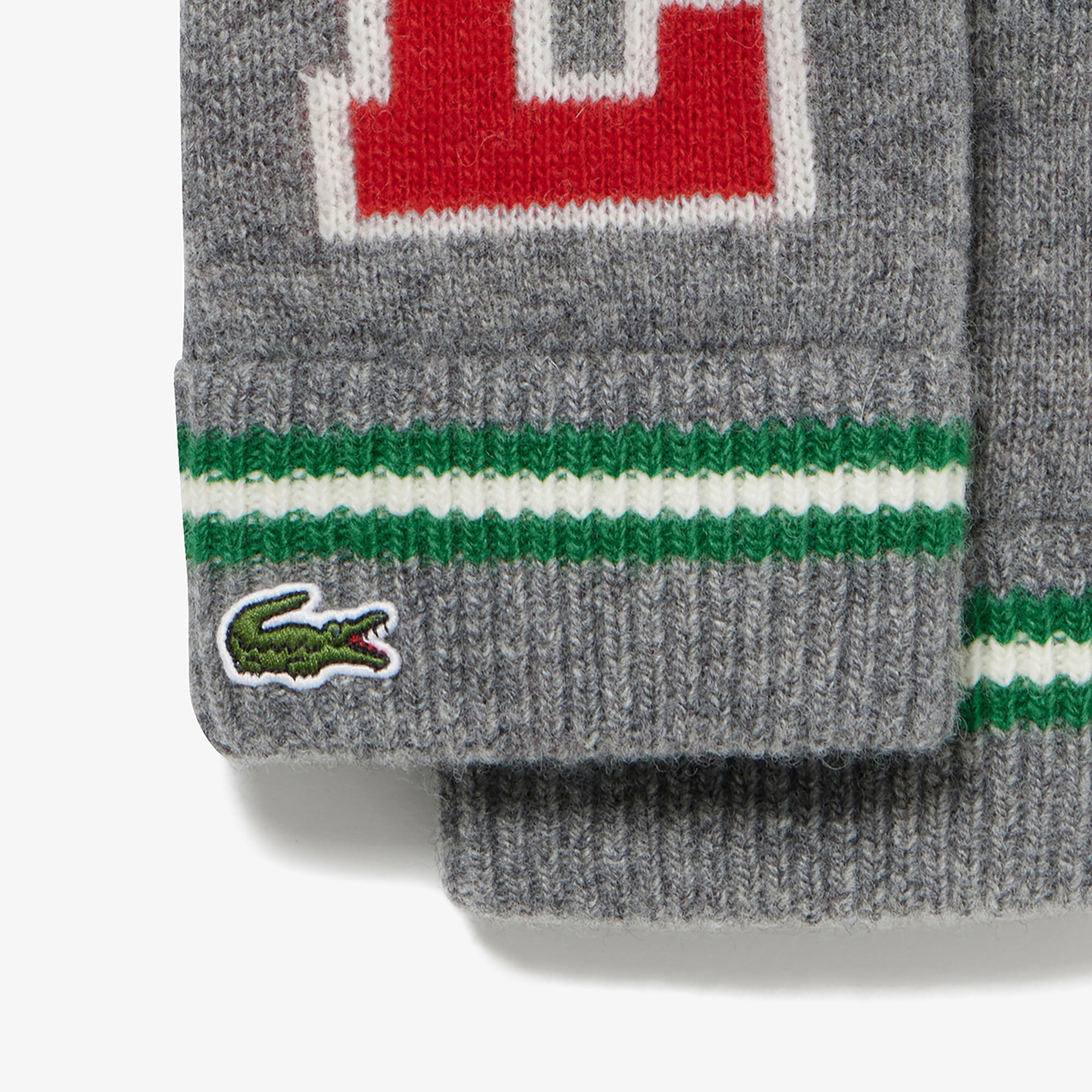 Lロゴジャカードニットグローブ