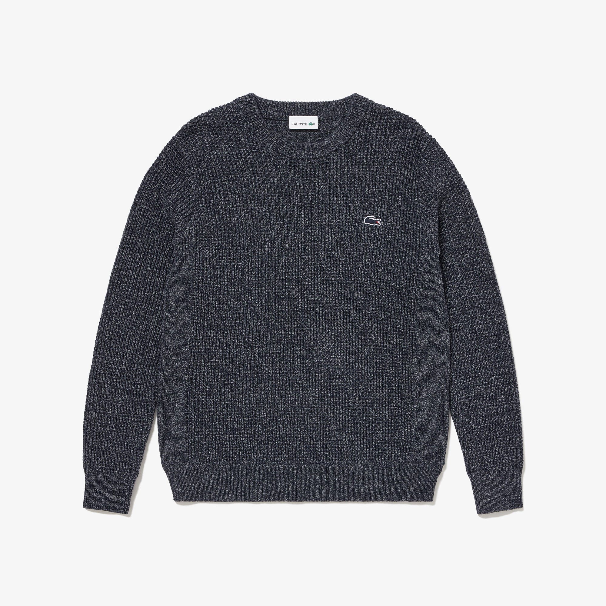 ヘザーカラーリングワッフルニット