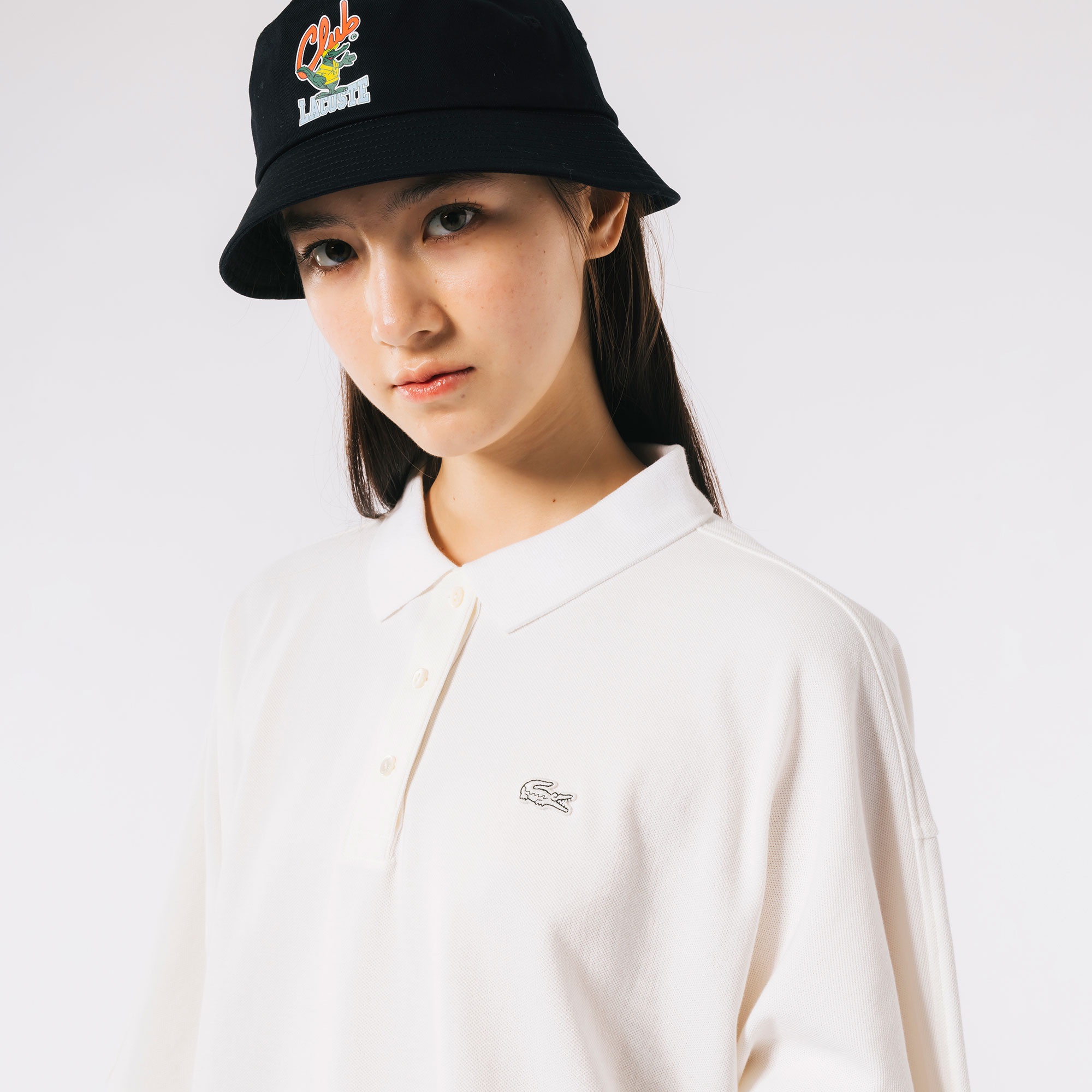 キモノスリーブボックスポロシャツ