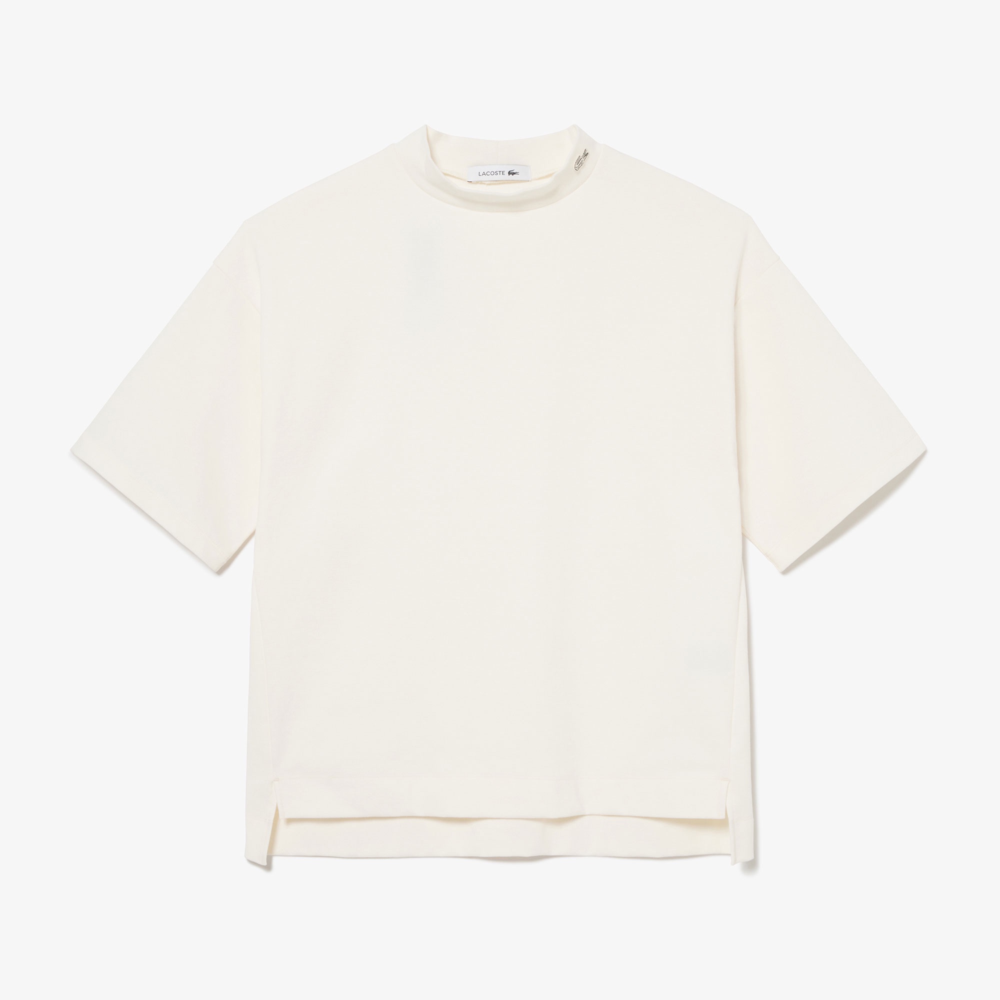 モックネックミラノリブニットTシャツ