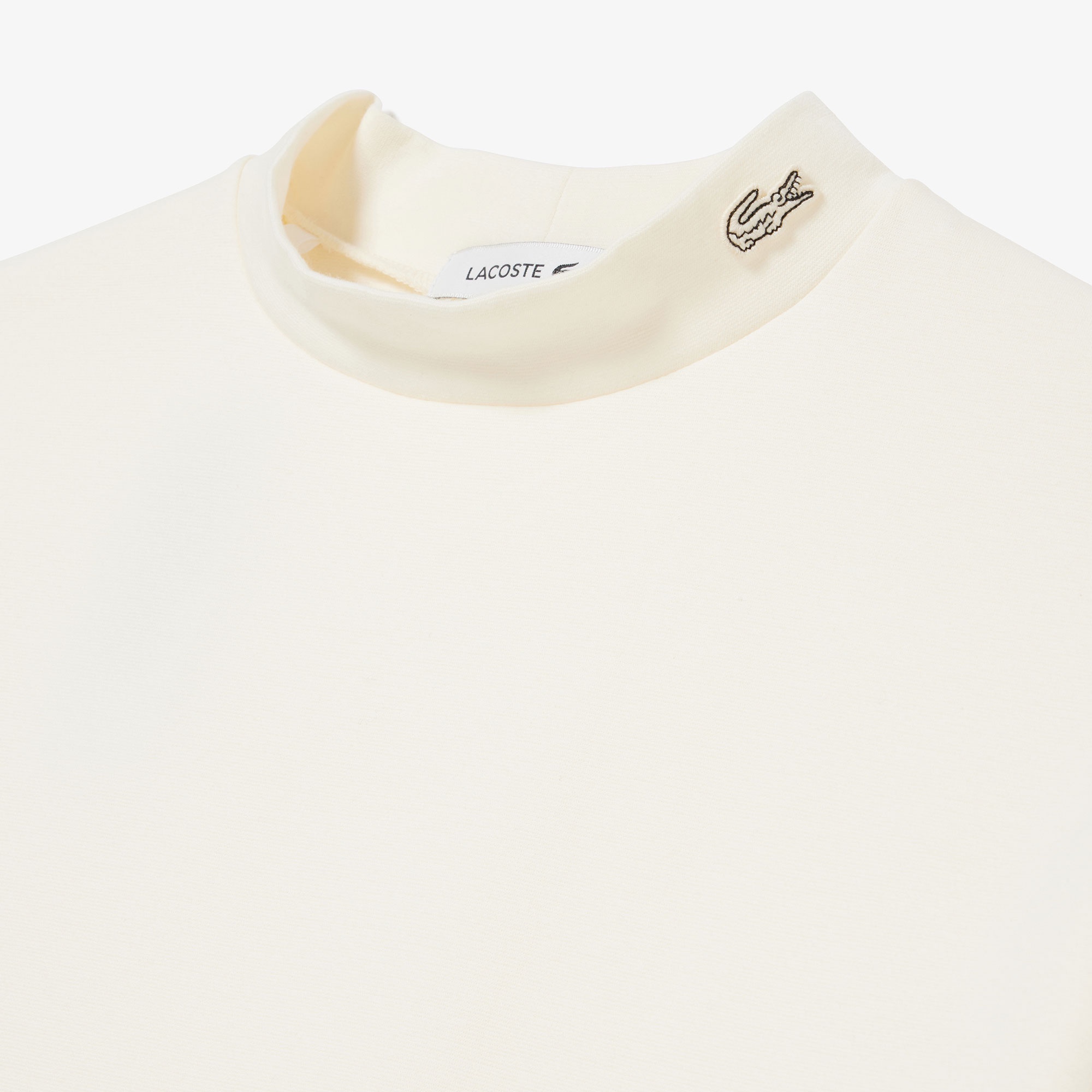 モックネックミラノリブニットTシャツ