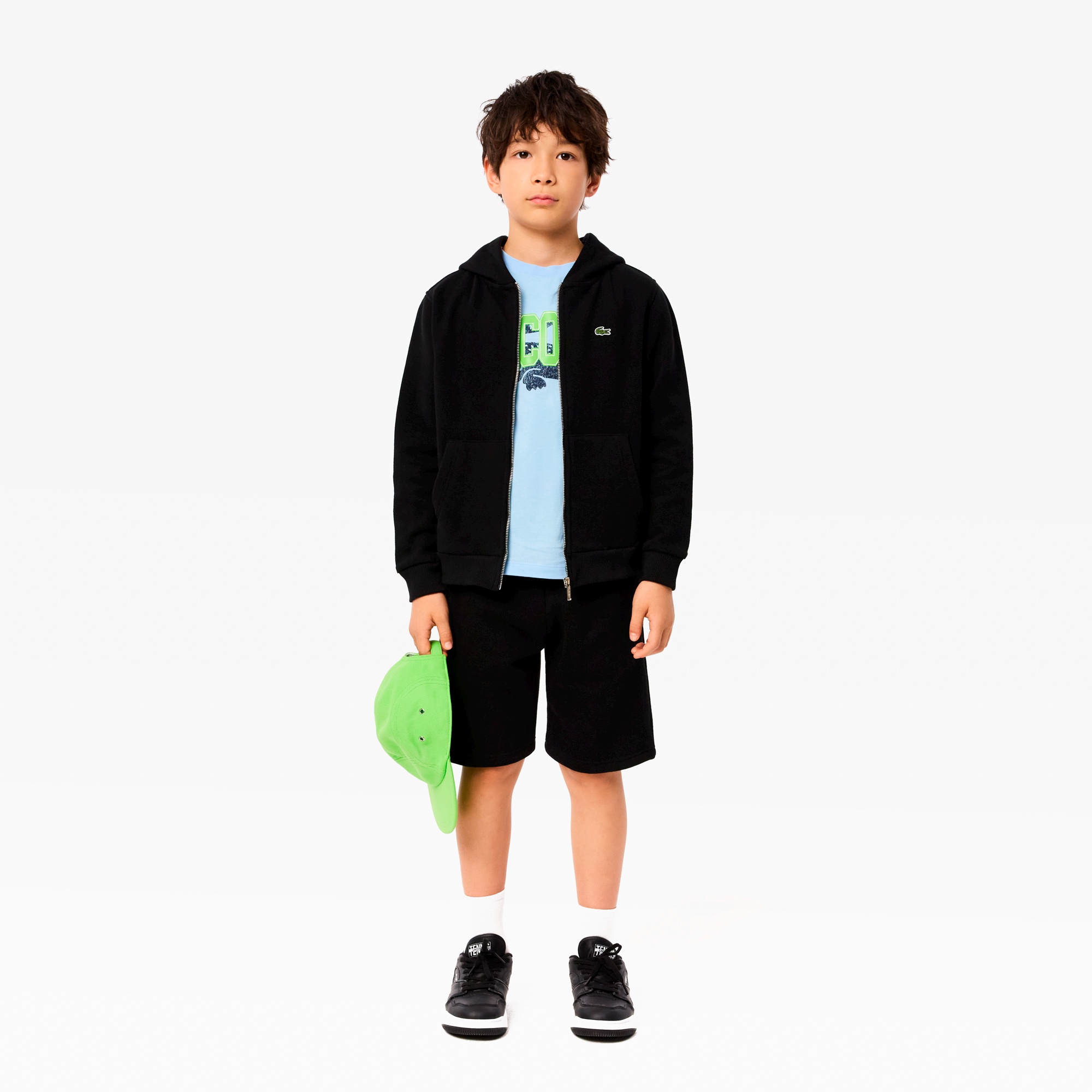 KIDSミニマルジップアップパーカ