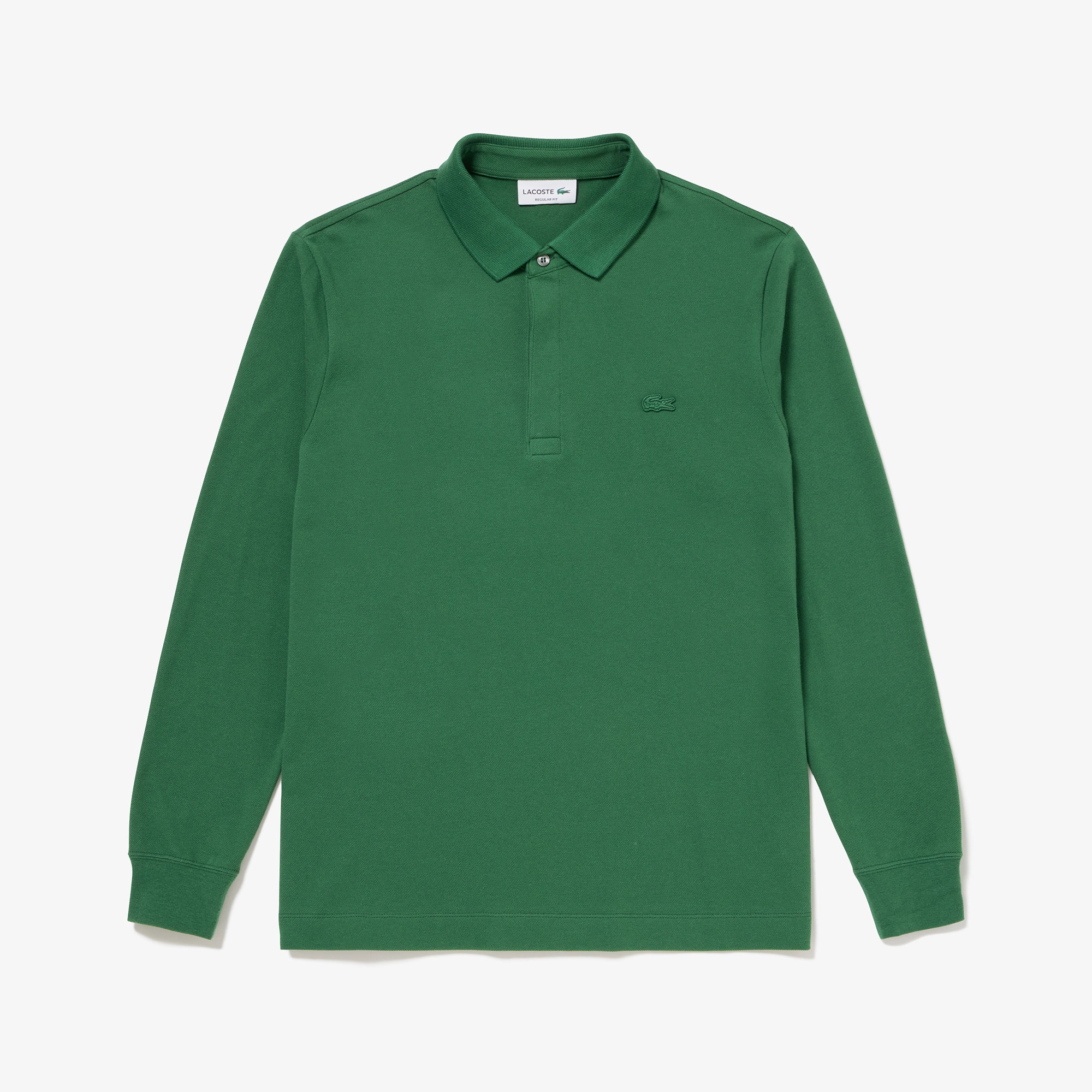 比翼フロントロングスリーブポロシャツ