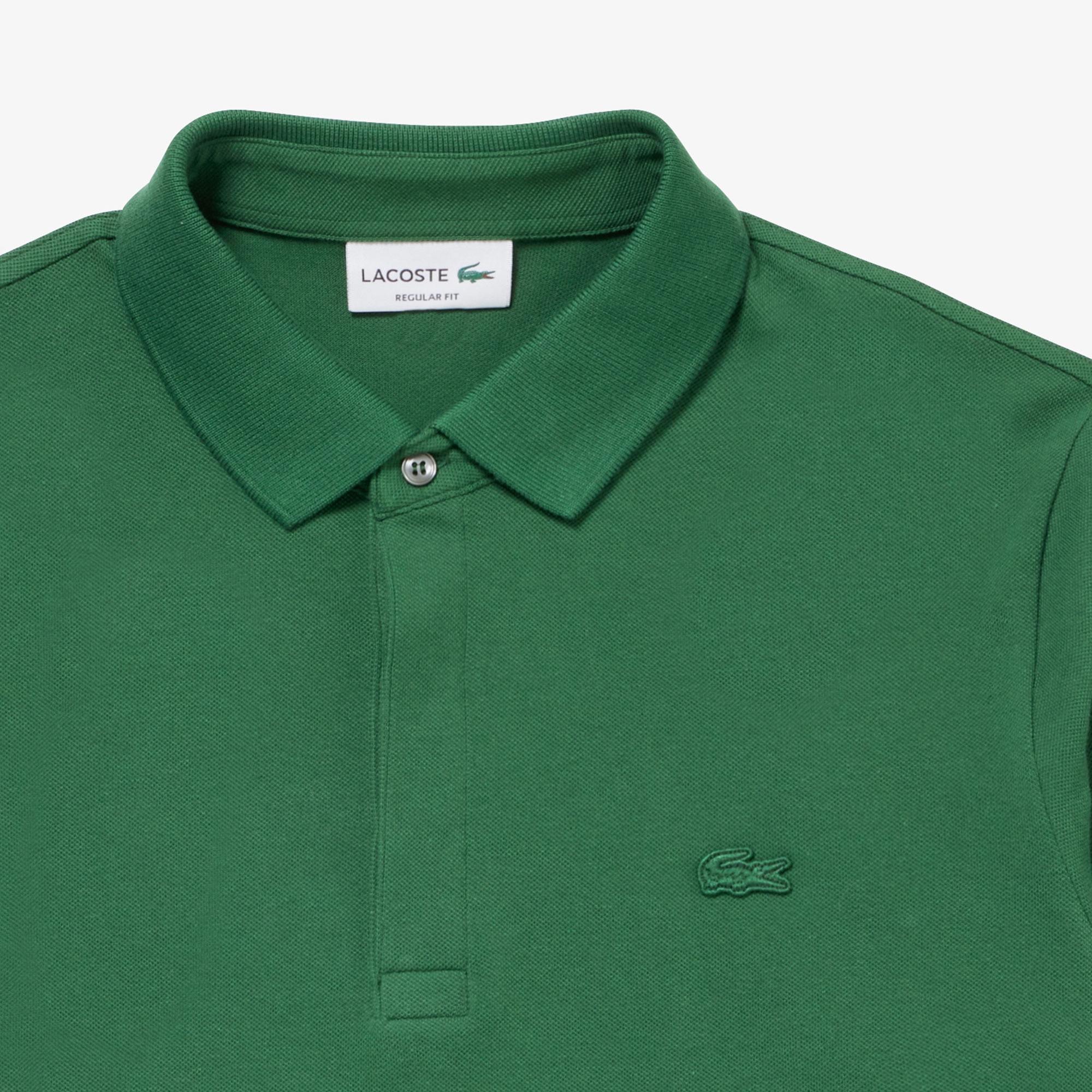 比翼フロントロングスリーブポロシャツ