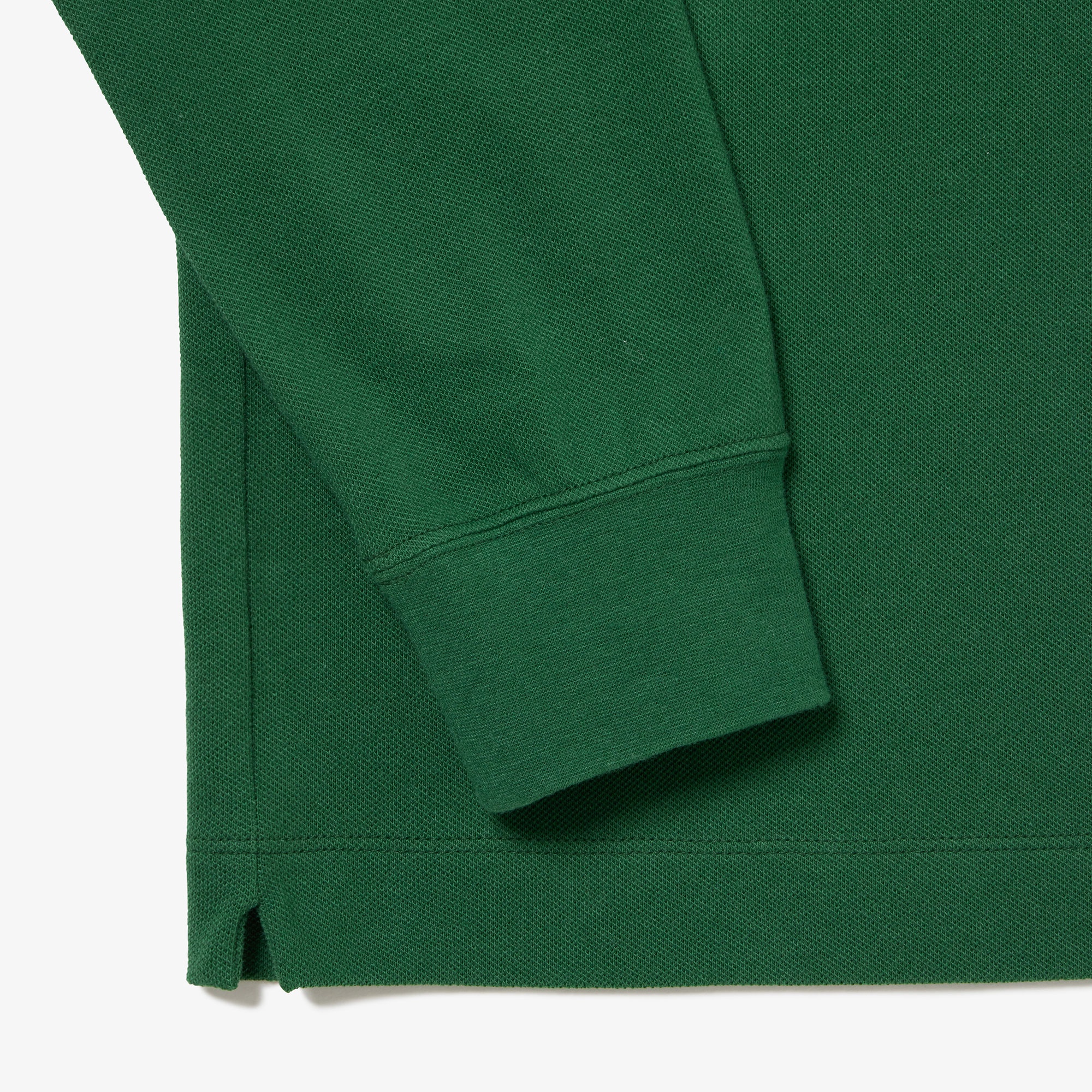 比翼フロントロングスリーブポロシャツ