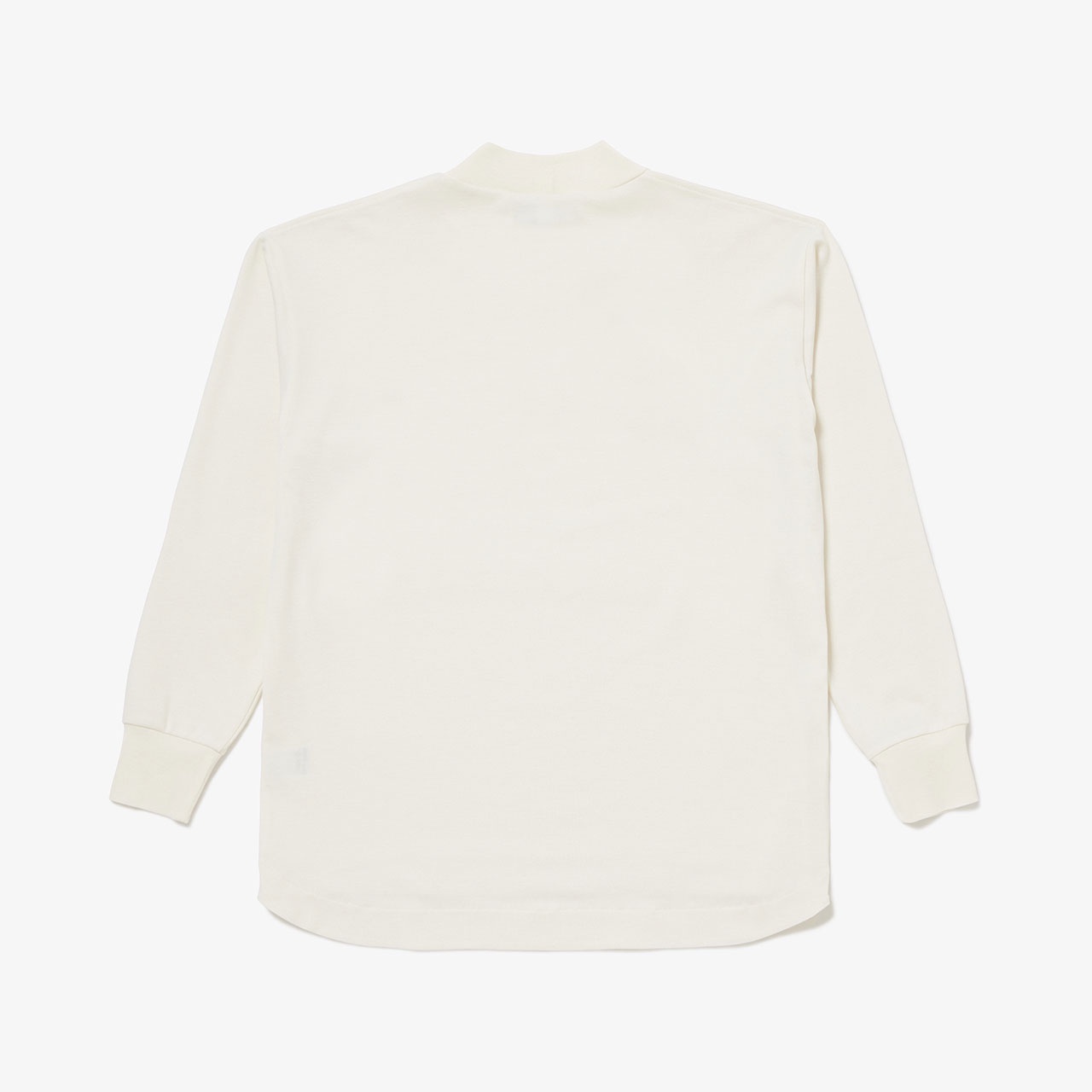 鹿の子地モックネックTシャツ