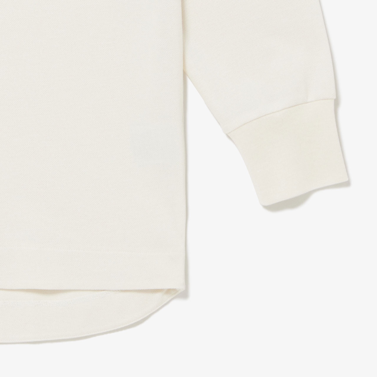 鹿の子地モックネックTシャツ