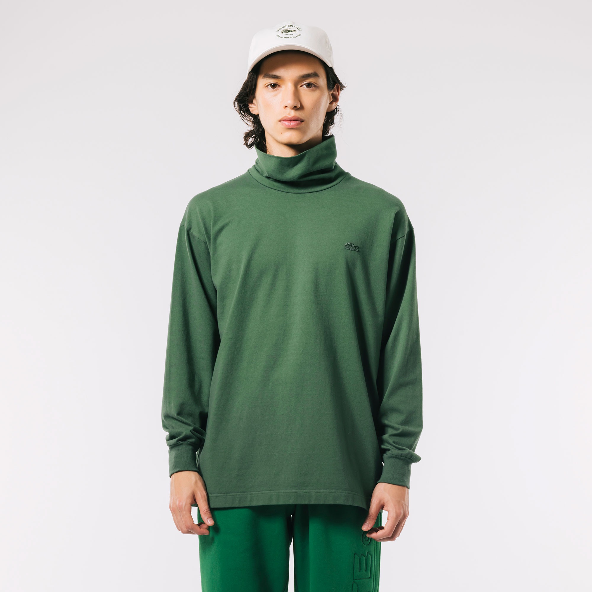 タートルネック長袖Tシャツ