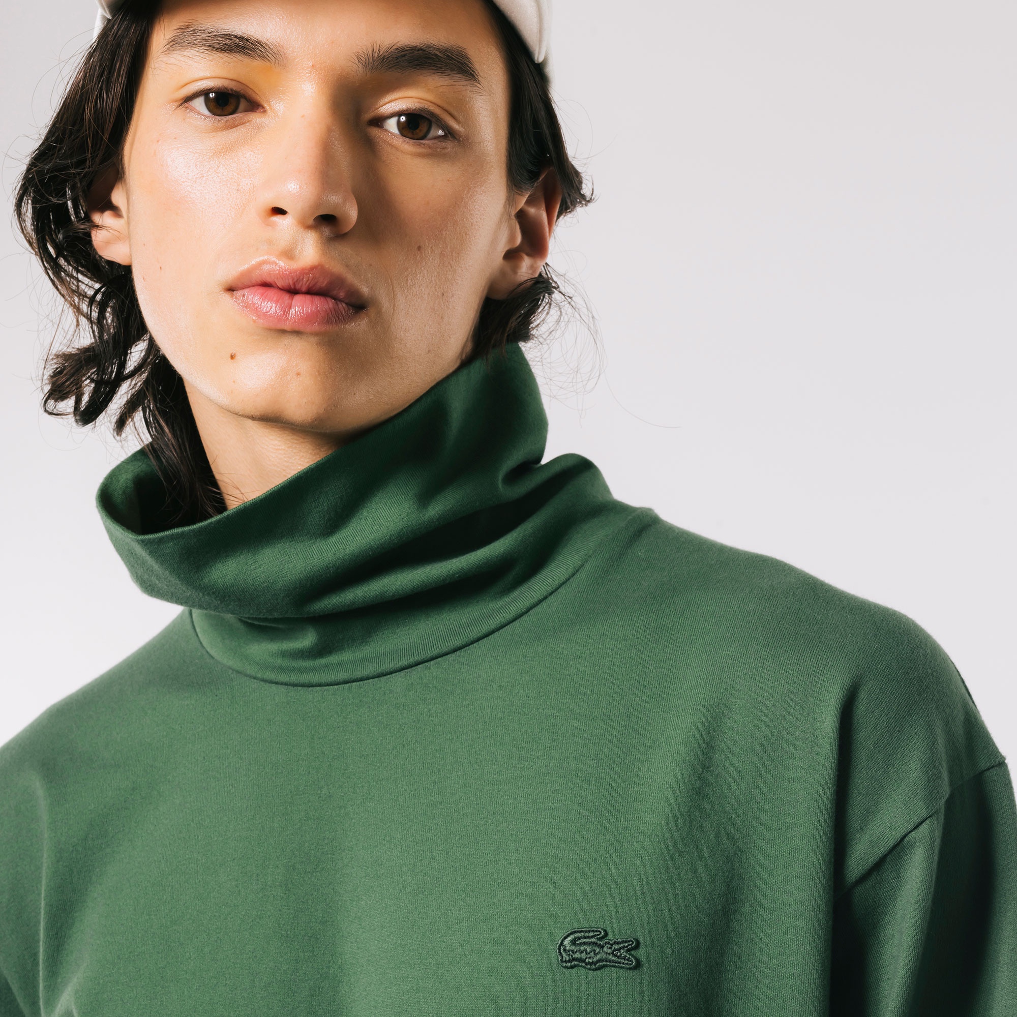 タートルネック長袖Tシャツ