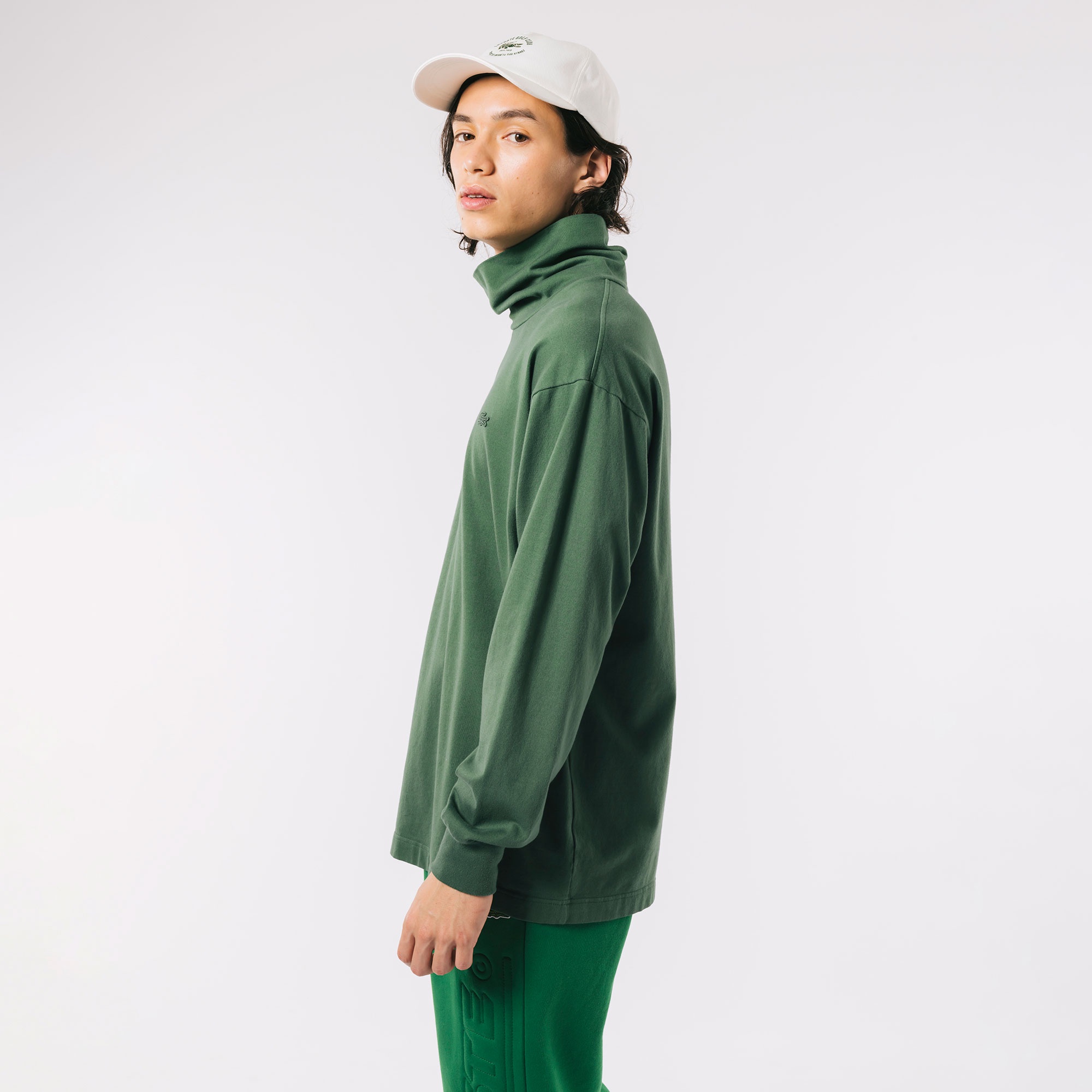 タートルネック長袖Tシャツ